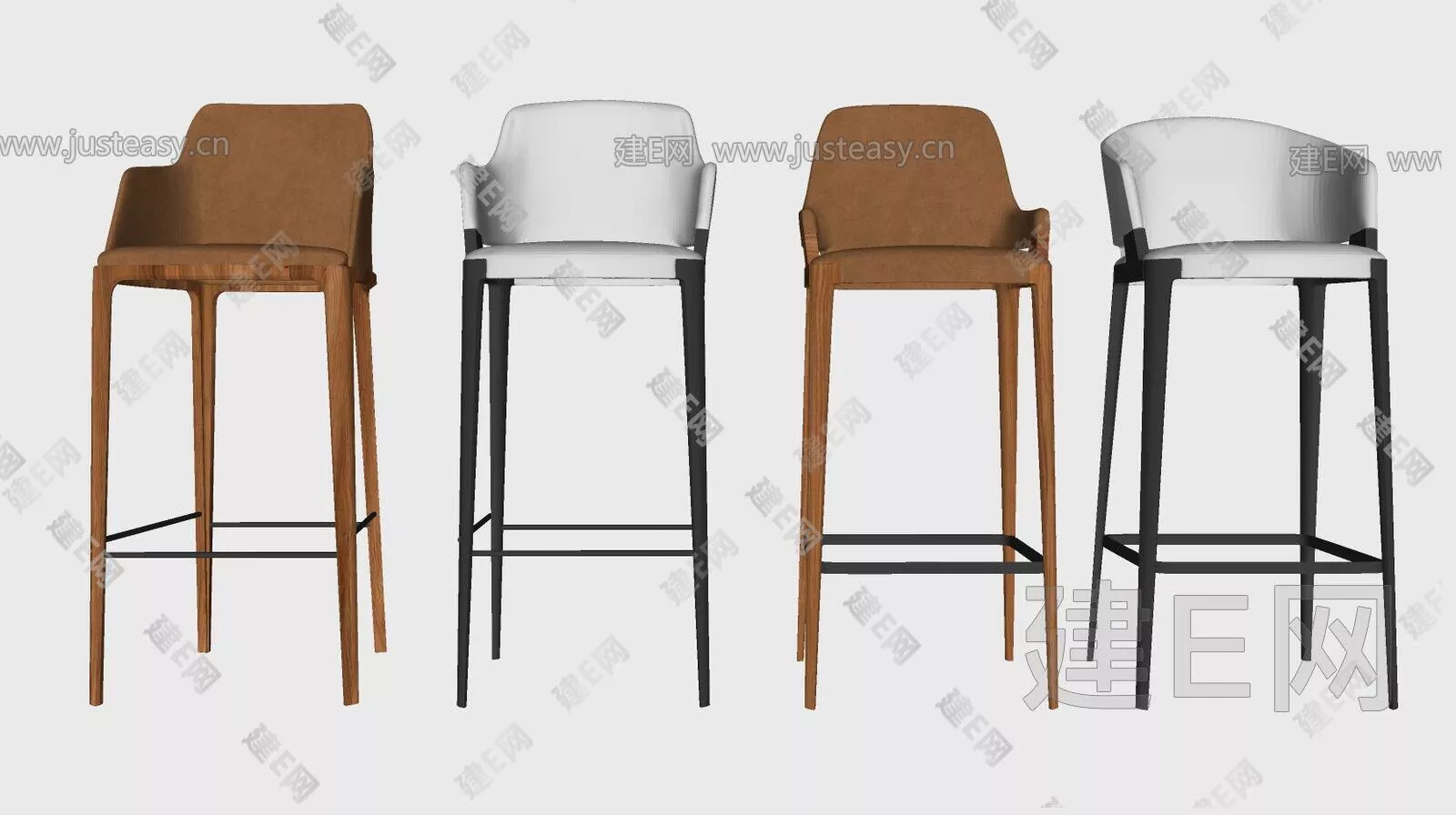 NORDIC BAR CHAIR - SKETCHUP 3D MODEL - ENSCAPE - 112476612