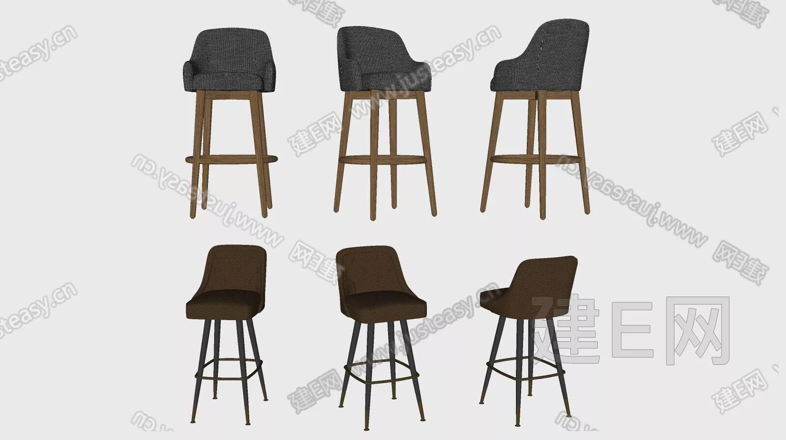 NORDIC BAR CHAIR - SKETCHUP 3D MODEL - ENSCAPE - 112476628