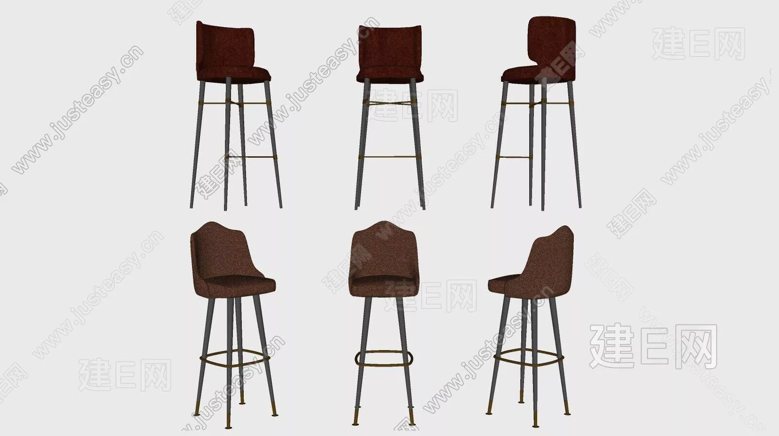 NORDIC BAR CHAIR - SKETCHUP 3D MODEL - ENSCAPE - 112476660