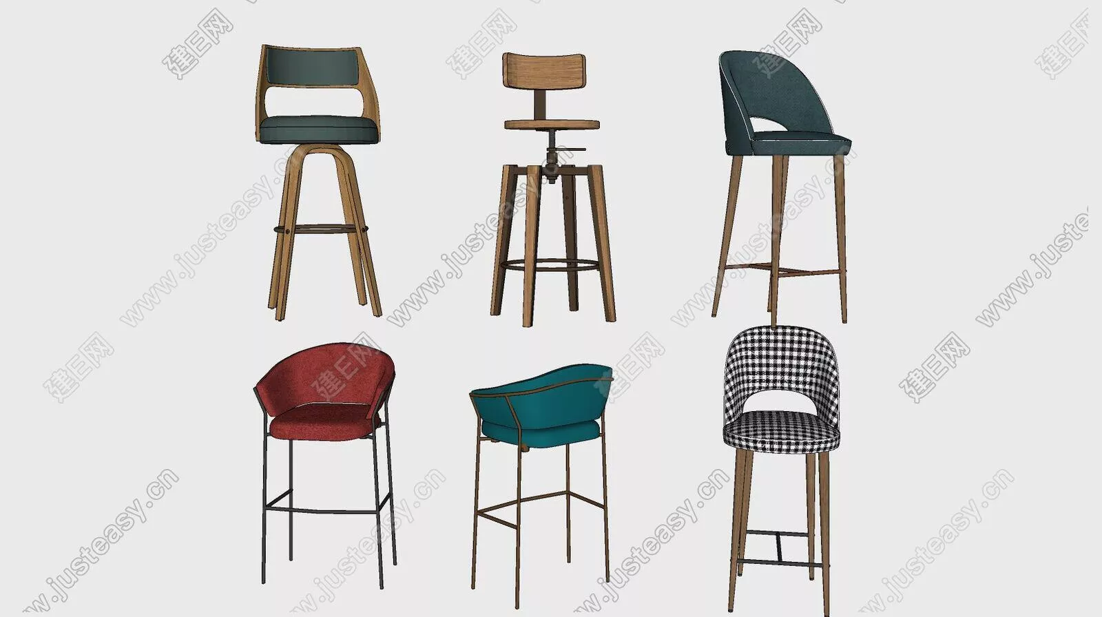 NORDIC BAR CHAIR - SKETCHUP 3D MODEL - ENSCAPE - 113066381