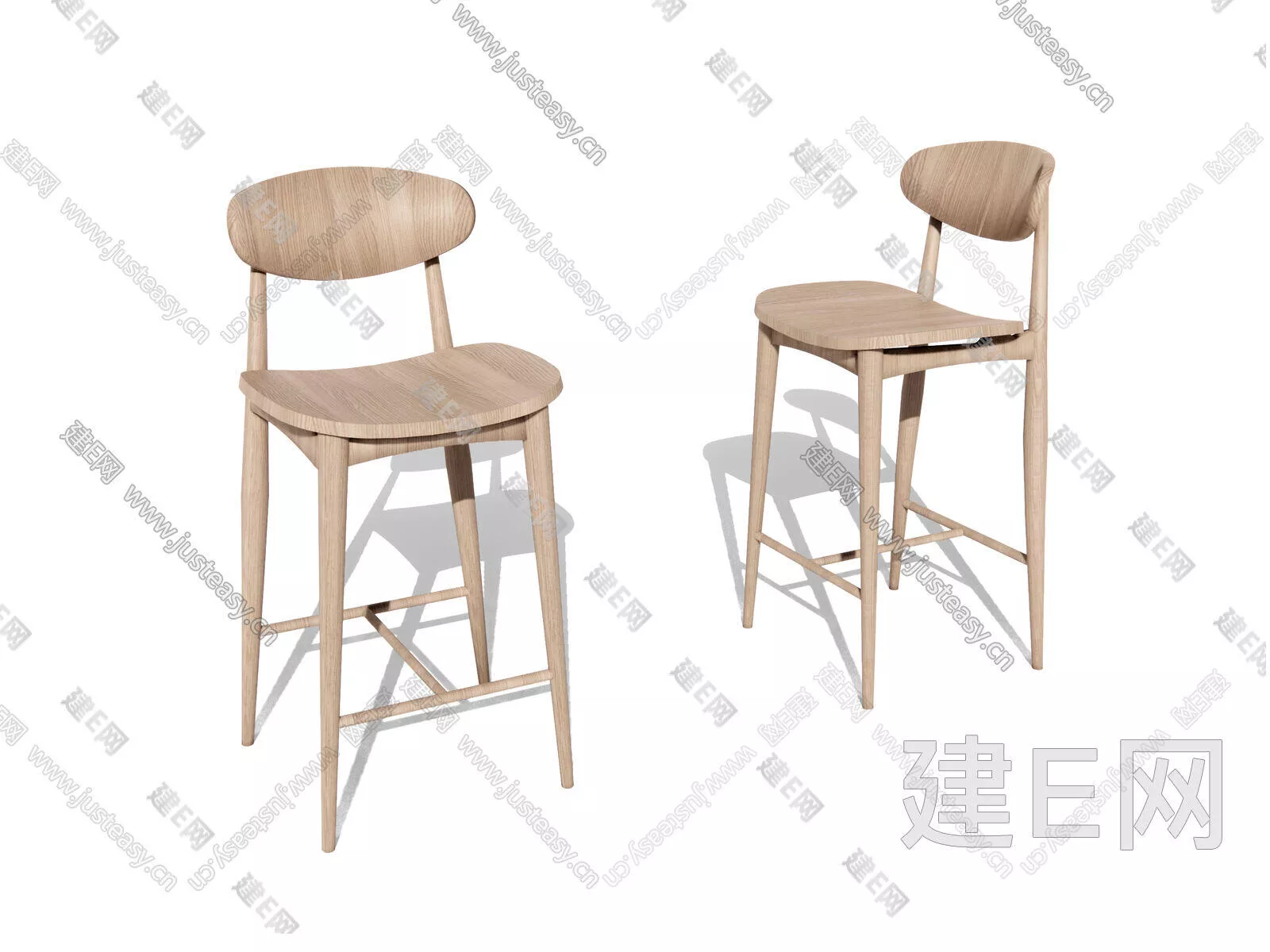 NORDIC BAR CHAIR - SKETCHUP 3D MODEL - ENSCAPE - 116213068