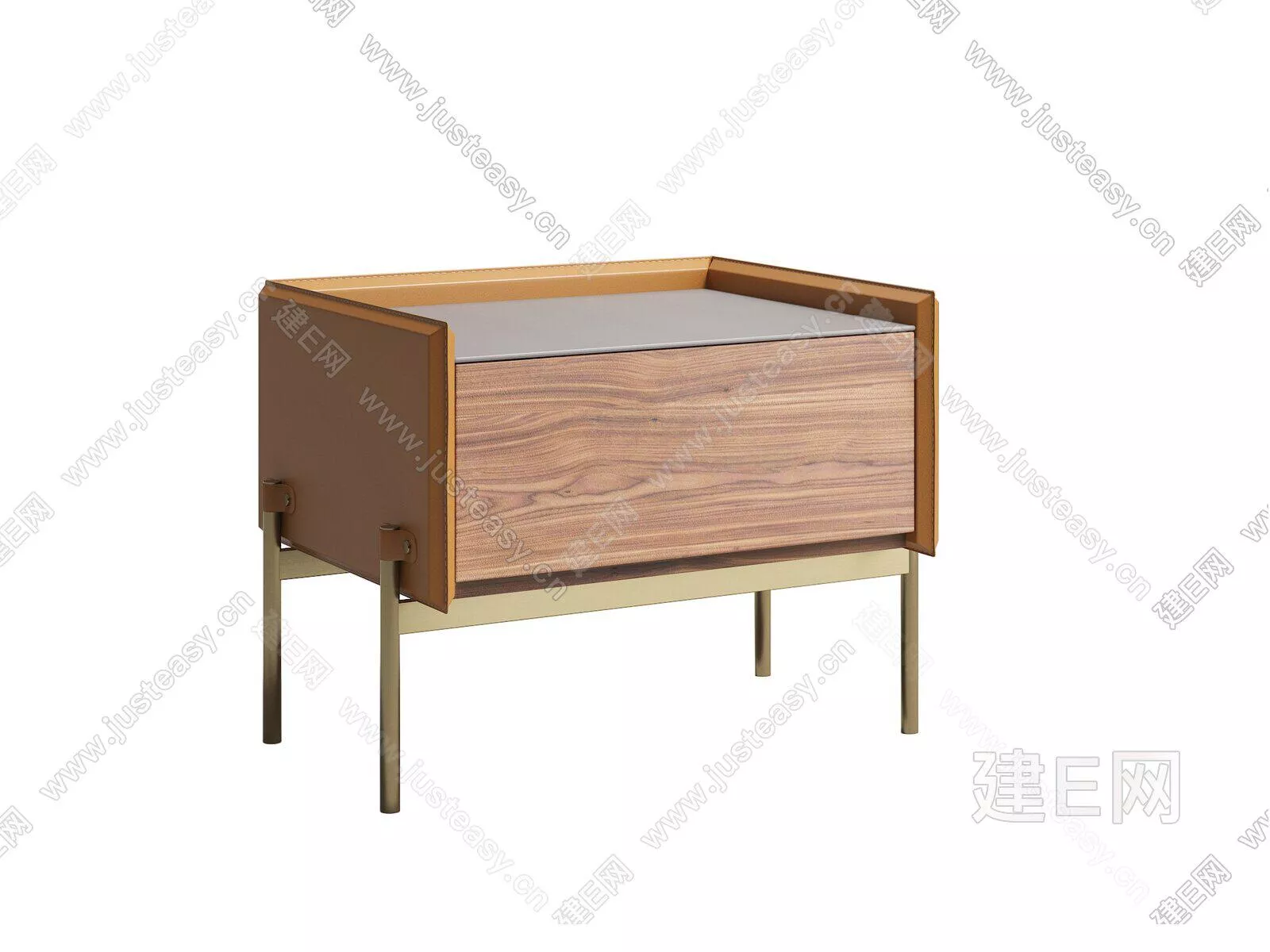 NORDIC BEDSIDE TABLE - SKETCHUP 3D MODEL - ENSCAPE - 104941667
