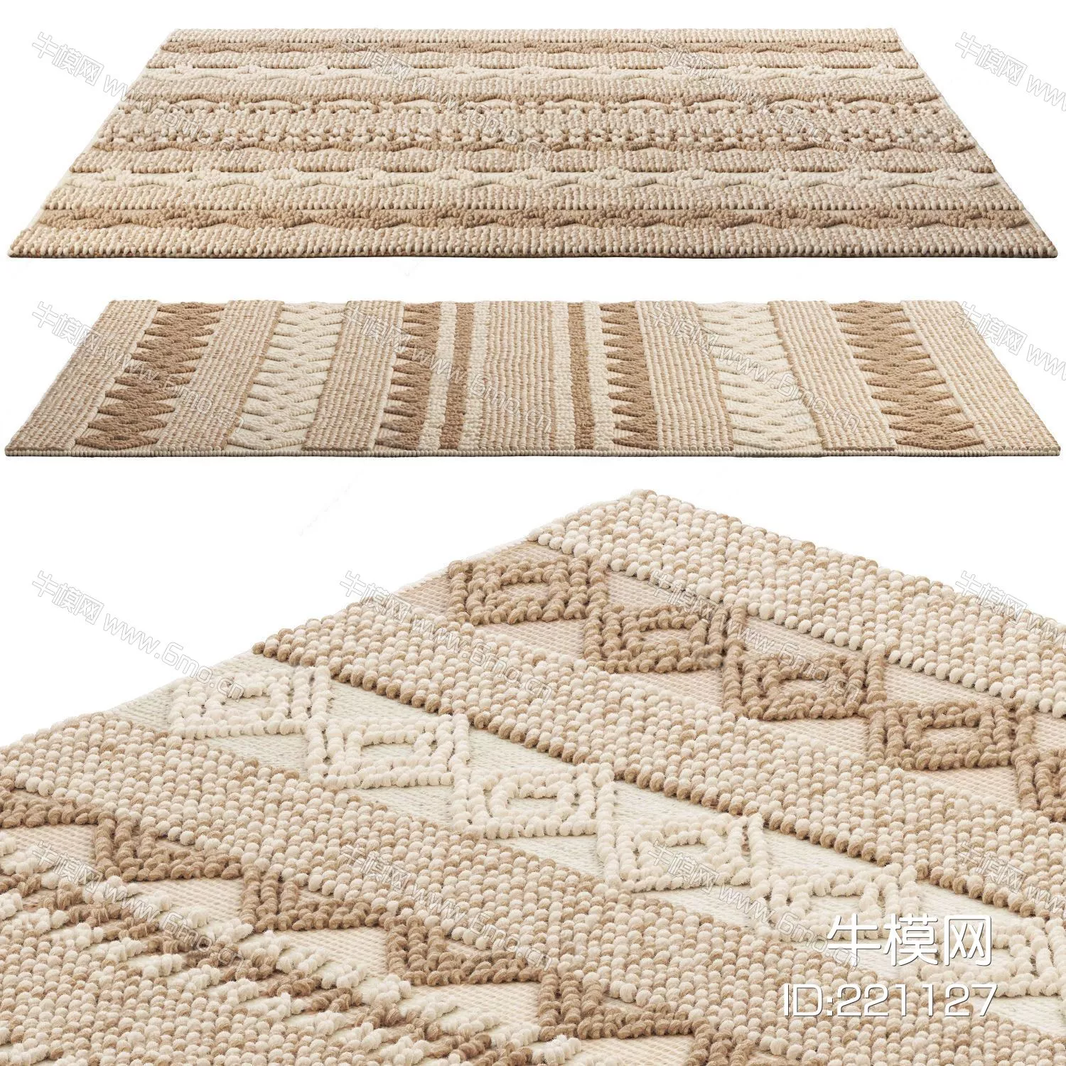 NORDIC CARPET - SKETCHUP 3D MODEL - ENSCAPE - 221127