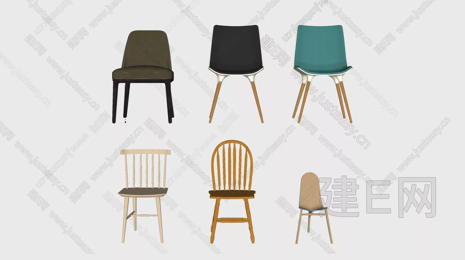 NORDIC CHAIRS - SKETCHUP 3D MODEL - ENSCAPE - 111493410