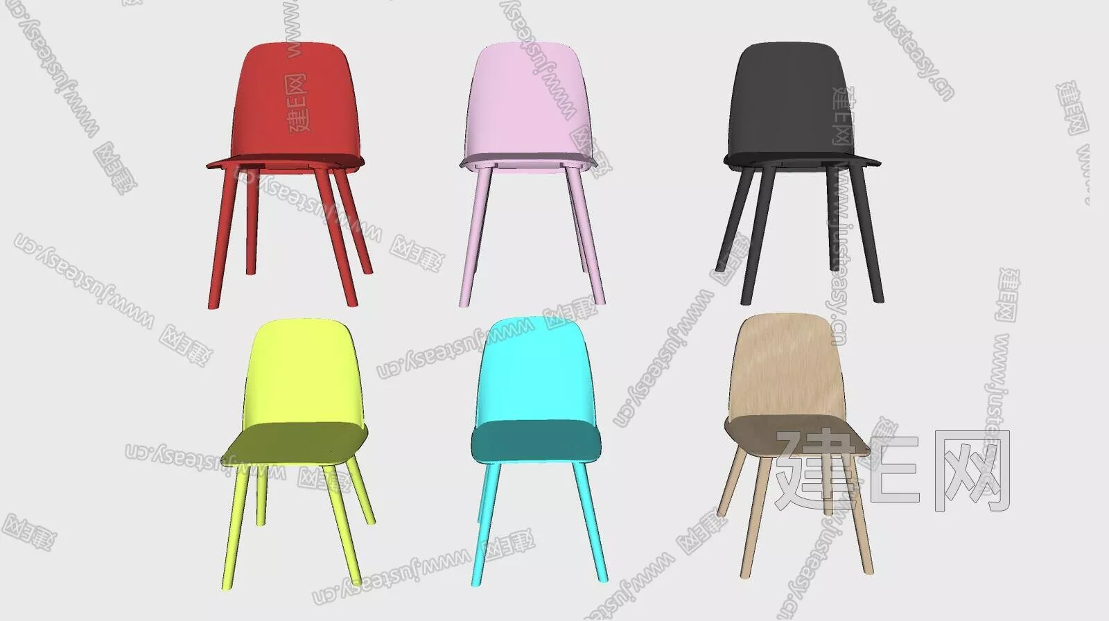 NORDIC CHAIRS - SKETCHUP 3D MODEL - ENSCAPE - 111493445