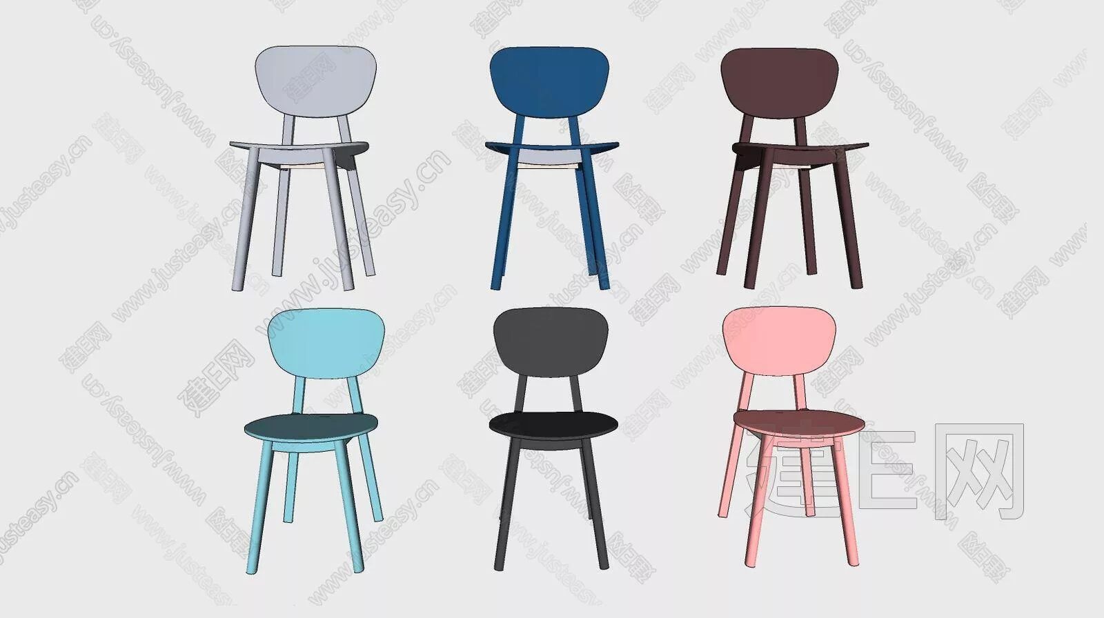 NORDIC CHAIRS - SKETCHUP 3D MODEL - ENSCAPE - 111493461