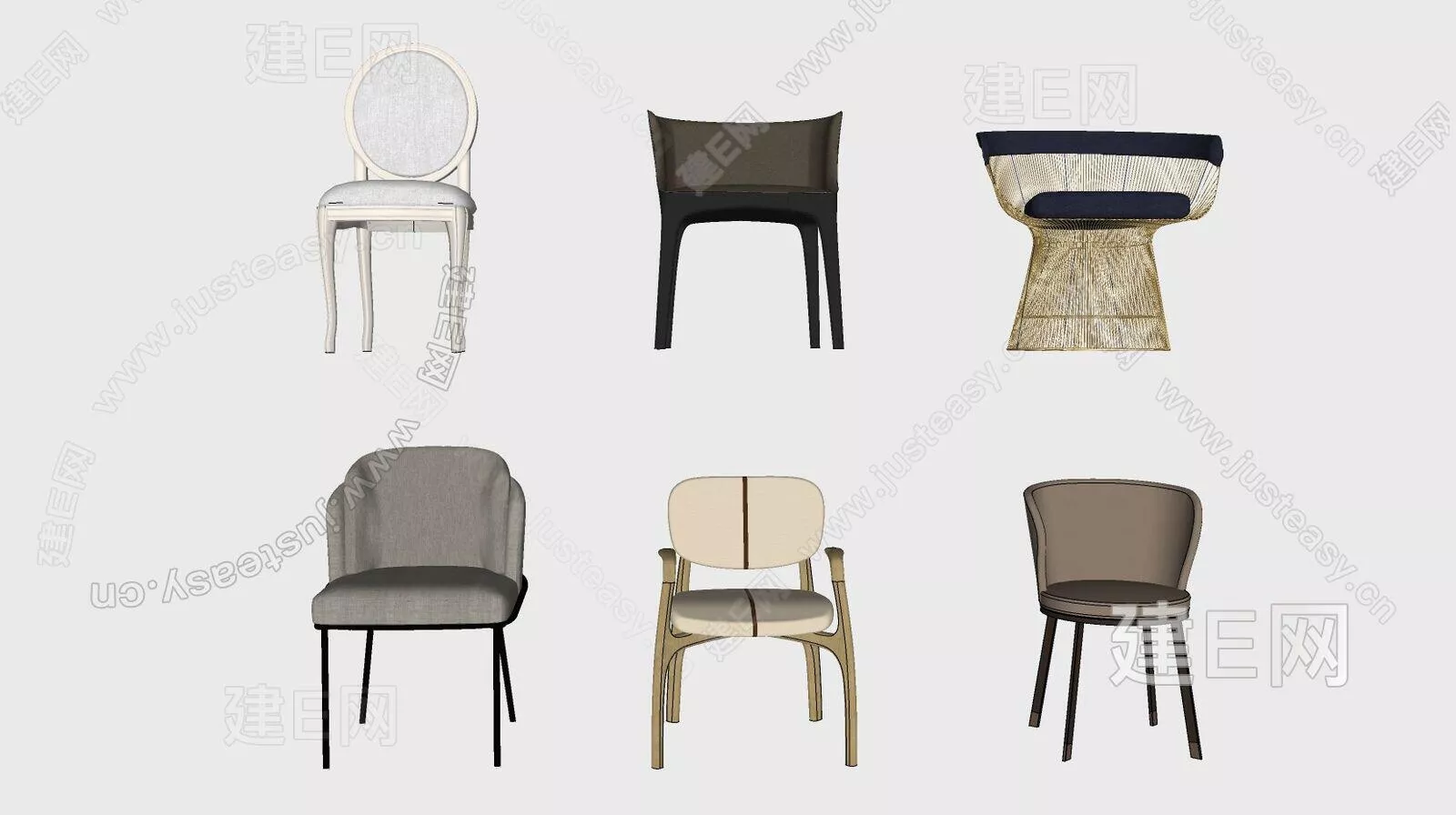 NORDIC CHAIRS - SKETCHUP 3D MODEL - ENSCAPE - 111493557