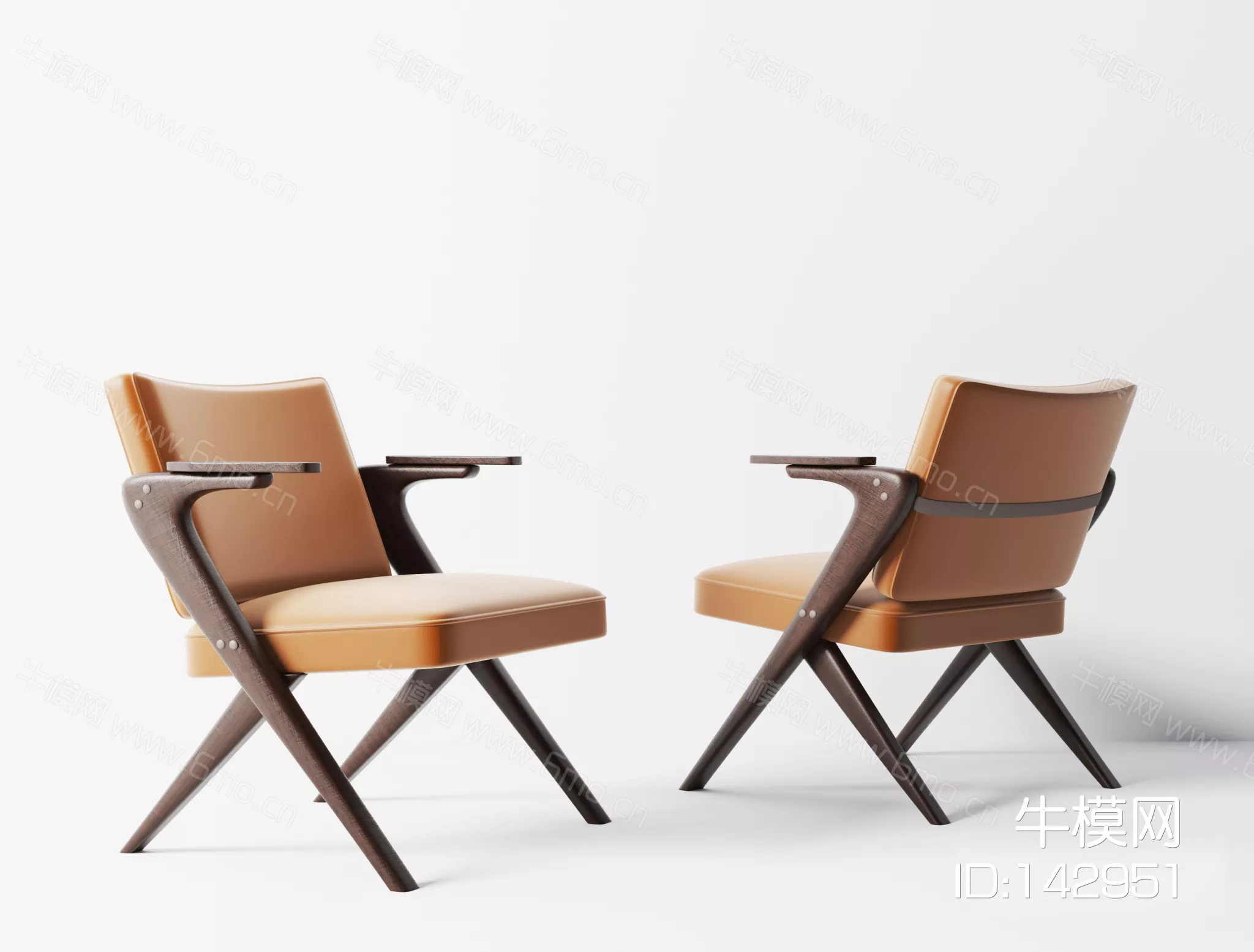 NORDIC CHAIRS - SKETCHUP 3D MODEL - VRAY - 142951