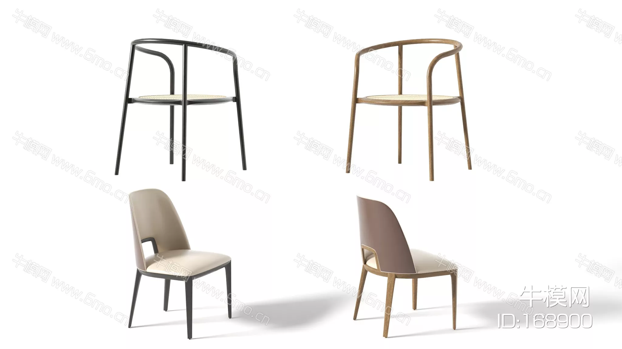 NORDIC CHAIRS - SKETCHUP 3D MODEL - VRAY - 168900