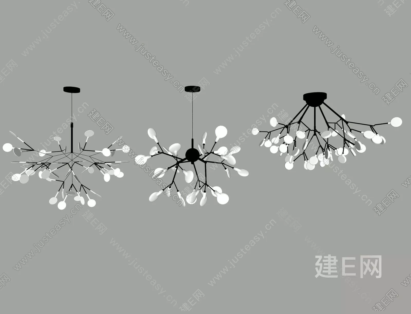 NORDIC CHANDELIER - SKETCHUP 3D MODEL - ENSCAPE - 111231337