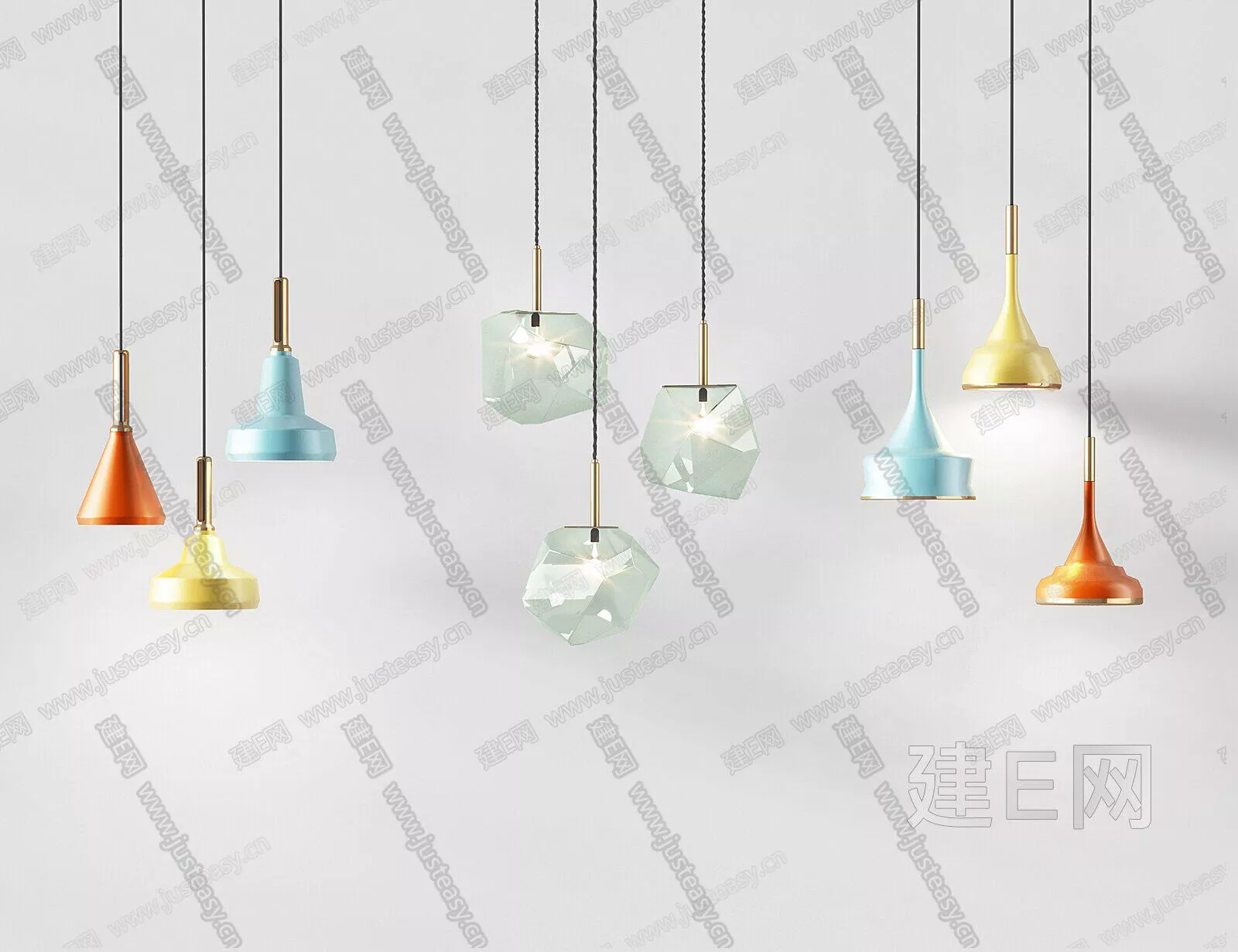 NORDIC CHANDELIER - SKETCHUP 3D MODEL - ENSCAPE - 112086300