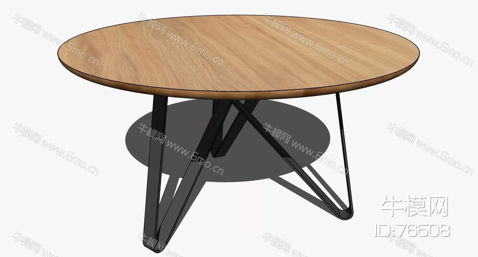 NORDIC COFFEE TABLE - SKETCHUP 3D MODEL - ENSCAPE - 76508