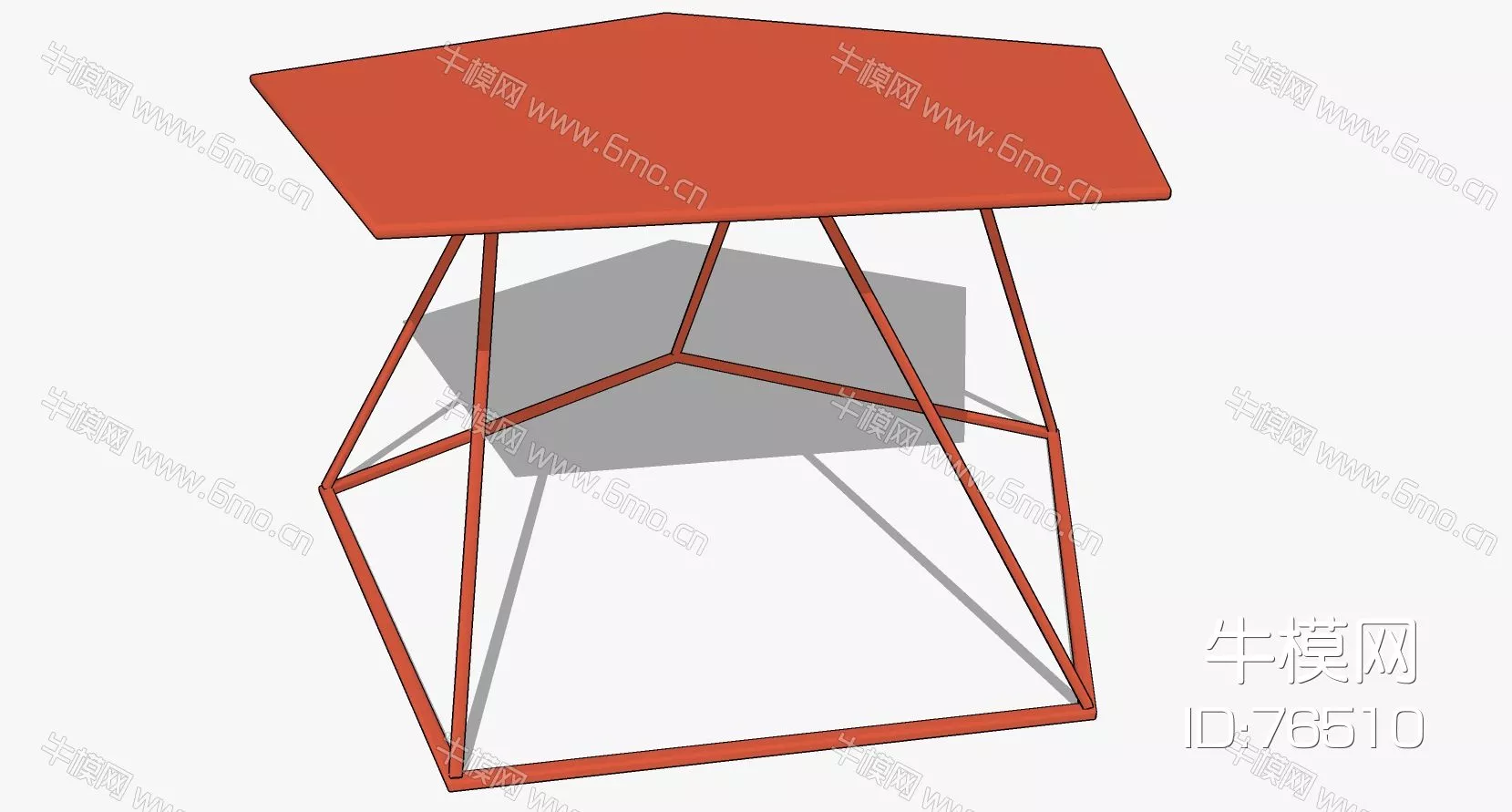 NORDIC COFFEE TABLE - SKETCHUP 3D MODEL - ENSCAPE - 76510