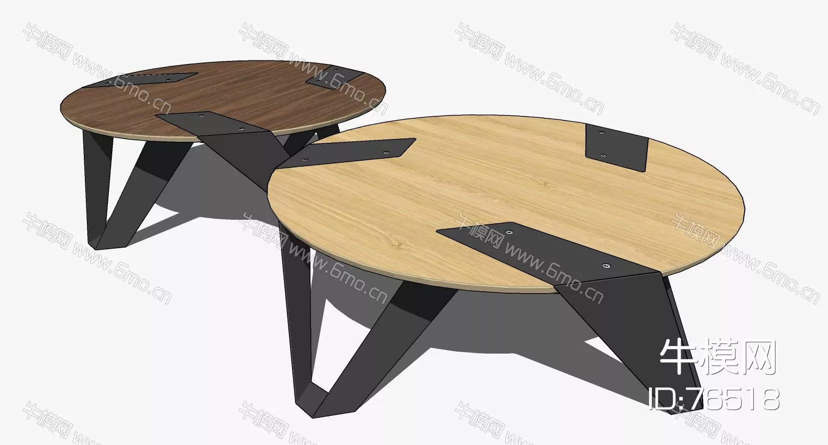 NORDIC COFFEE TABLE - SKETCHUP 3D MODEL - ENSCAPE - 76518