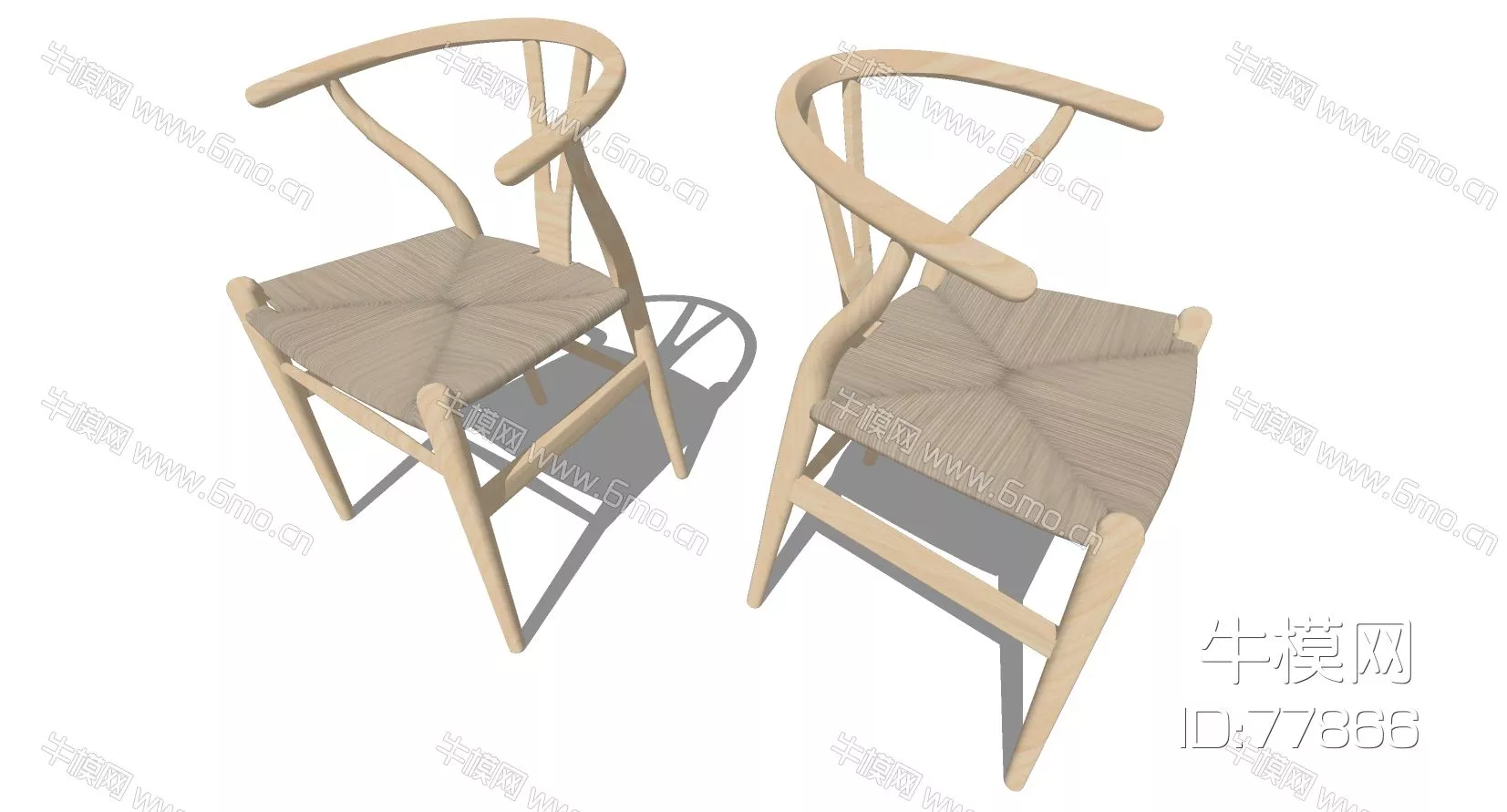 NORDIC LOUNGLE CHAIR - SKETCHUP 3D MODEL - ENSCAPE - 77866