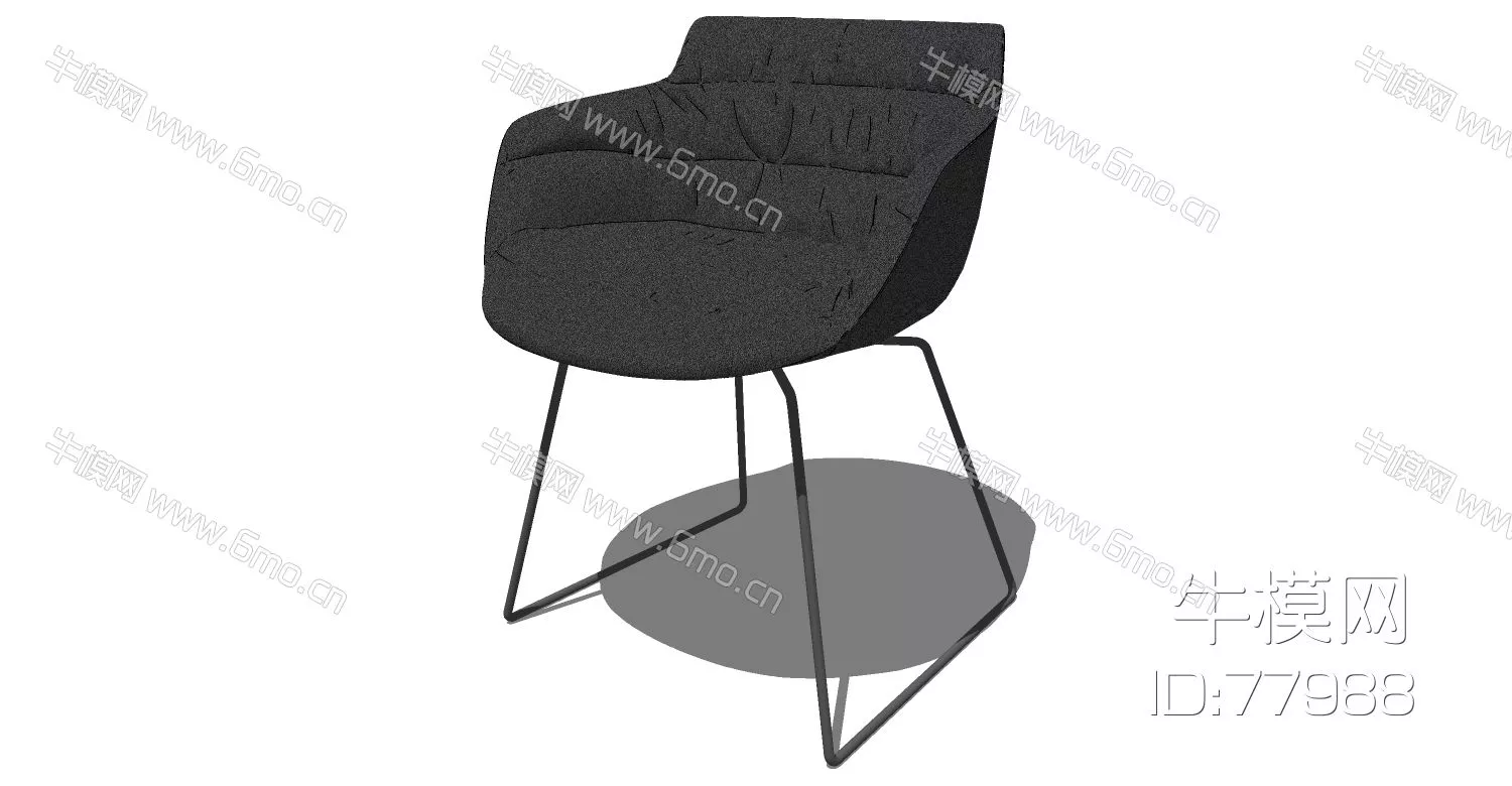 NORDIC LOUNGLE CHAIR - SKETCHUP 3D MODEL - ENSCAPE - 77988