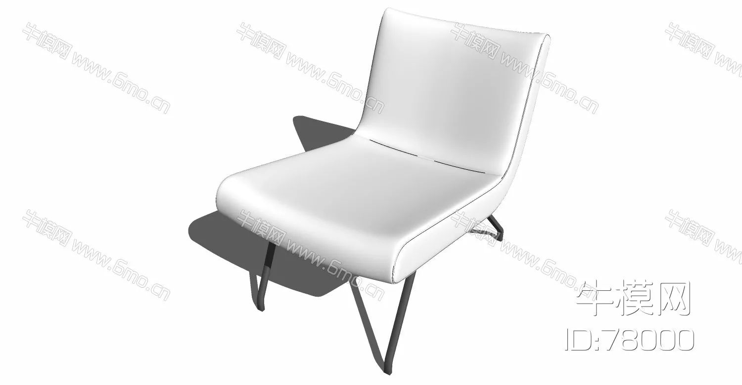 NORDIC LOUNGLE CHAIR - SKETCHUP 3D MODEL - ENSCAPE - 78000