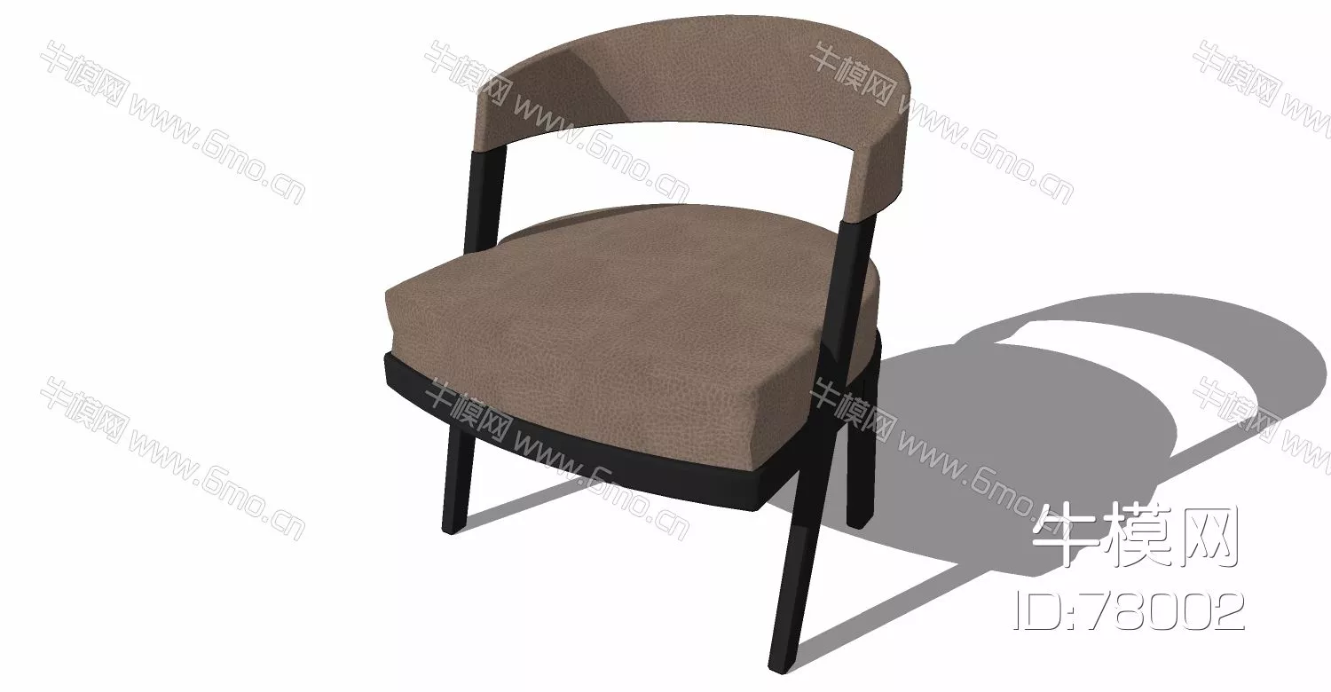 NORDIC LOUNGLE CHAIR - SKETCHUP 3D MODEL - ENSCAPE - 78002