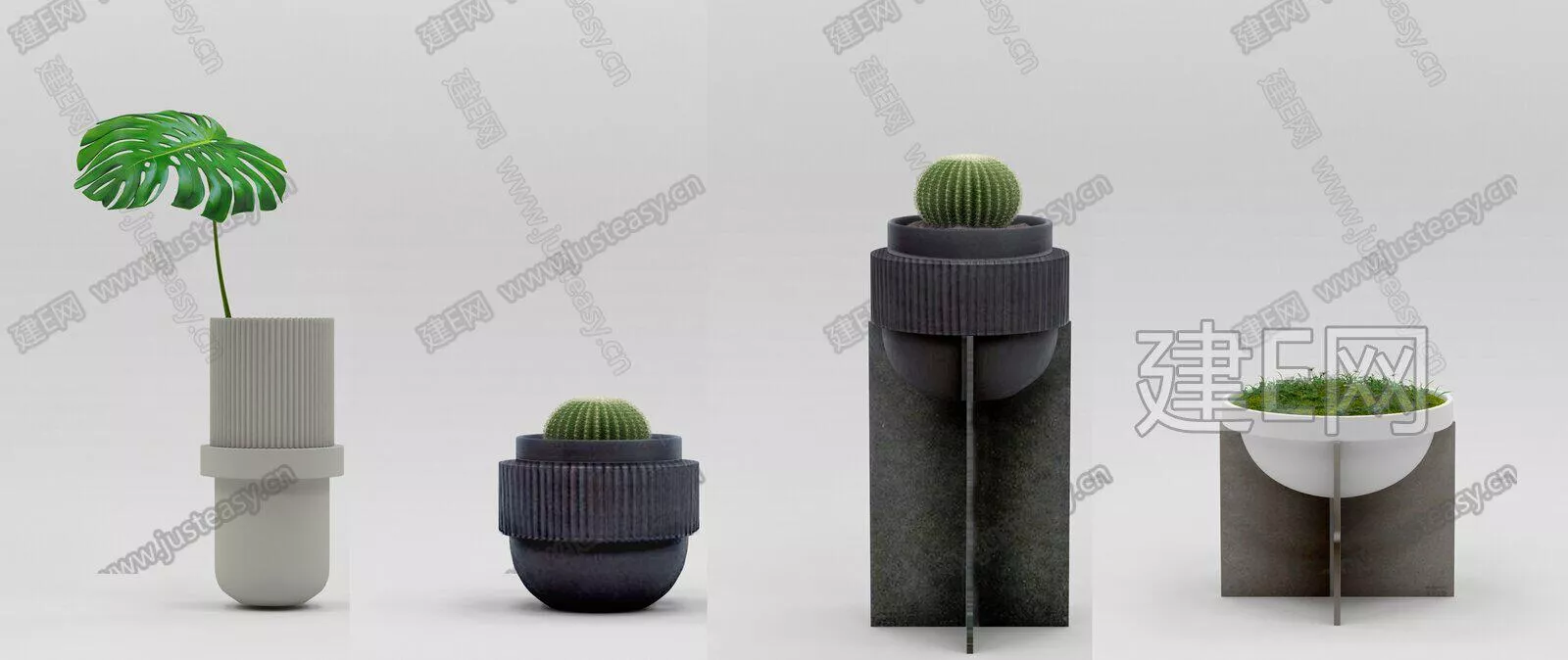 NORDIC POTTED PLANT - SKETCHUP 3D MODEL - ENSCAPE - 111758769
