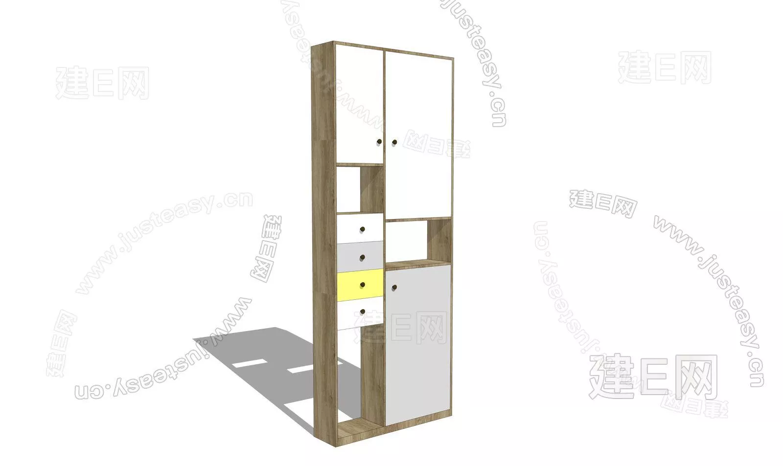 NORDIC SHOE CABINET - SKETCHUP 3D MODEL - ENSCAPE - 112410983