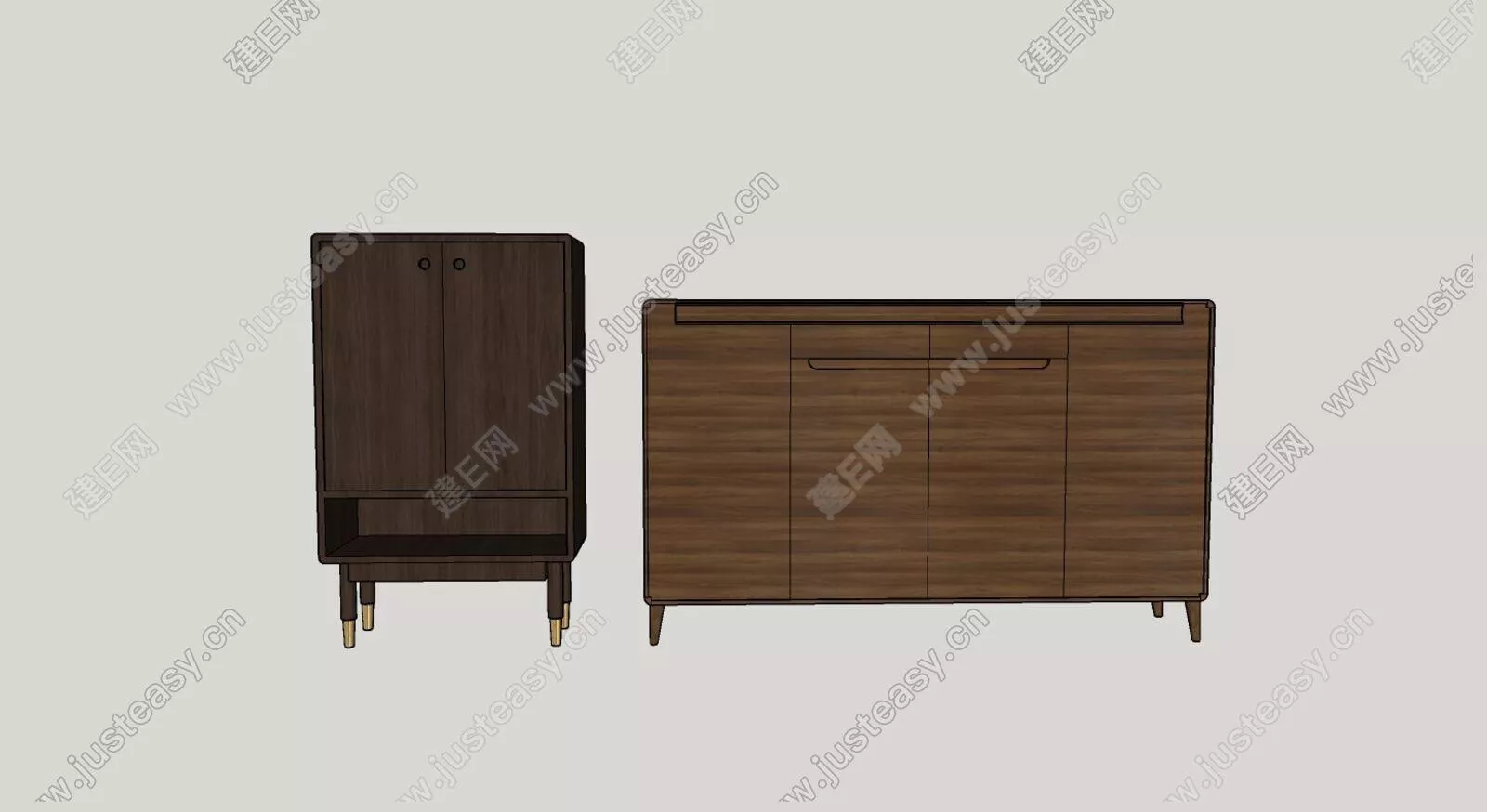 NORDIC SHOE CABINET - SKETCHUP 3D MODEL - ENSCAPE - 112804177