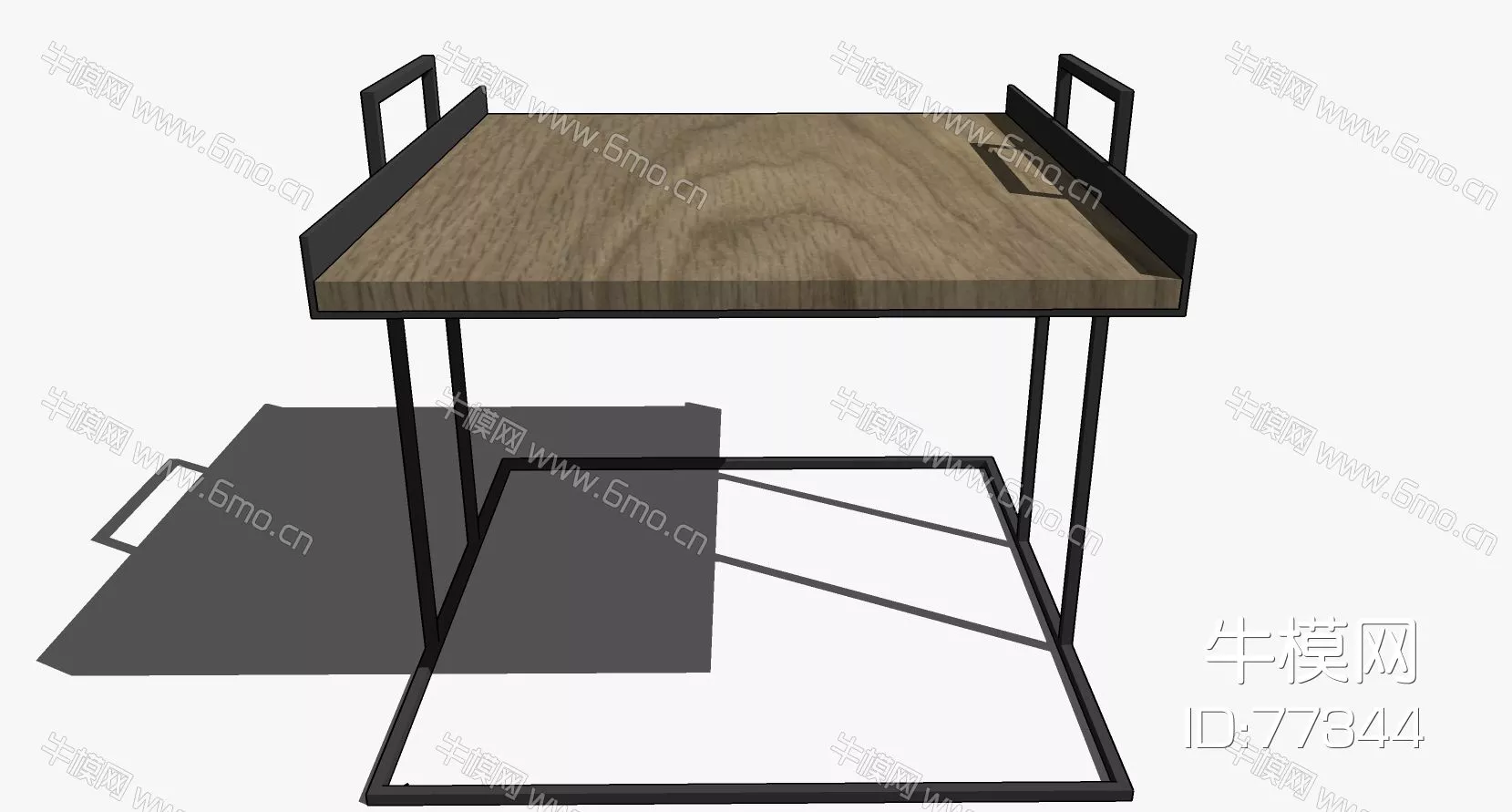 NORDIC SIDE TABLE - SKETCHUP 3D MODEL - ENSCAPE - 77344