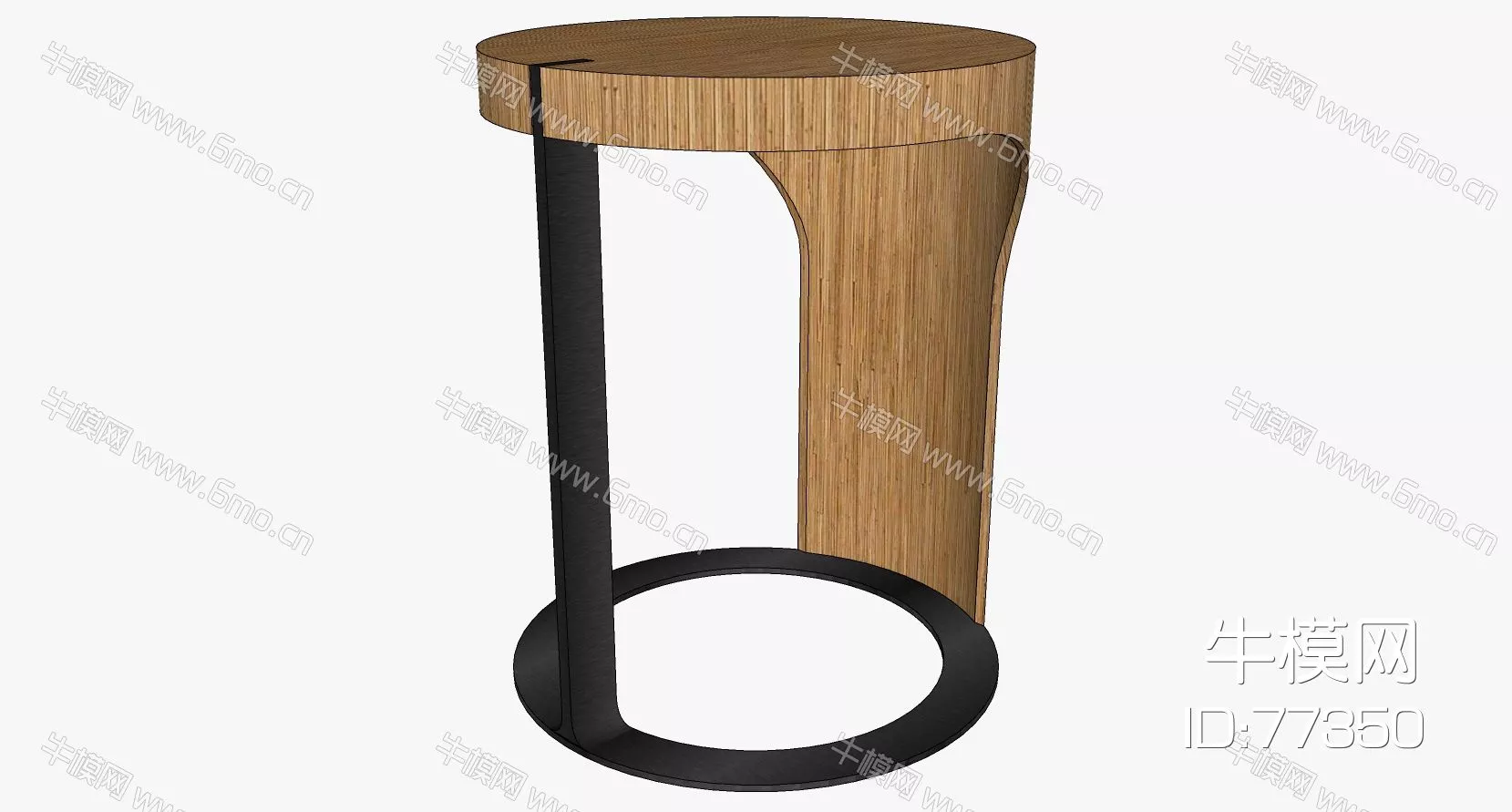 NORDIC SIDE TABLE - SKETCHUP 3D MODEL - ENSCAPE - 77350