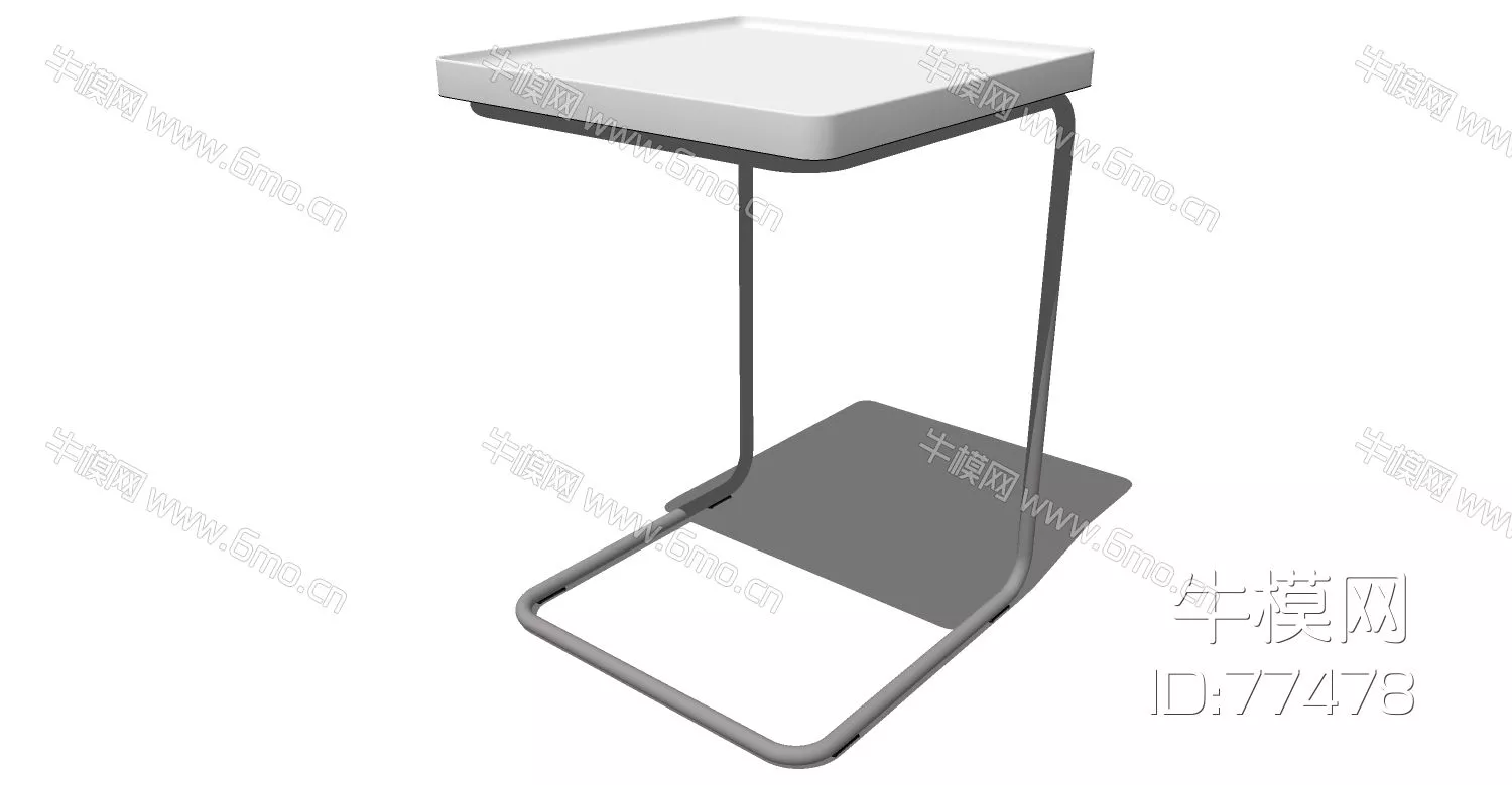 NORDIC SIDE TABLE - SKETCHUP 3D MODEL - ENSCAPE - 77478