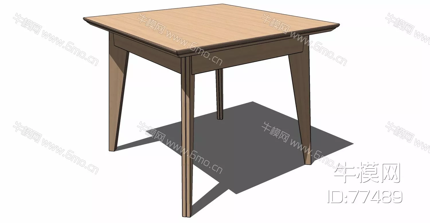 NORDIC SIDE TABLE - SKETCHUP 3D MODEL - ENSCAPE - 77489