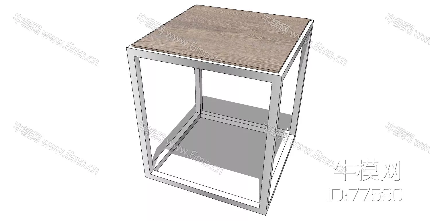 NORDIC SIDE TABLE - SKETCHUP 3D MODEL - ENSCAPE - 77530