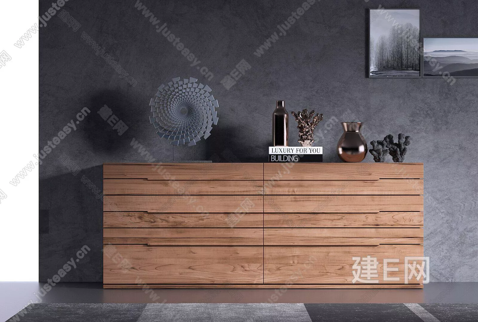 NORDIC SIDEBOARD - SKETCHUP 3D MODEL - ENSCAPE - 111037825