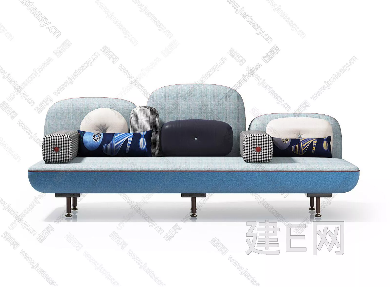 NORDIC SOFA - SKETCHUP 3D MODEL - ENSCAPE - ID17328