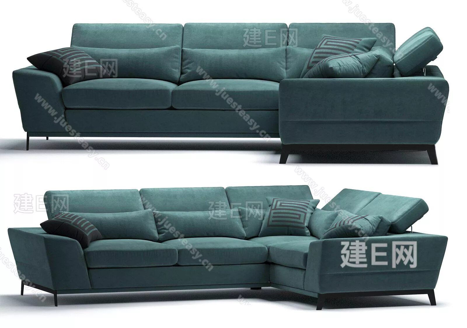 NORDIC SOFA - SKETCHUP 3D MODEL - ENSCAPE - ID17347