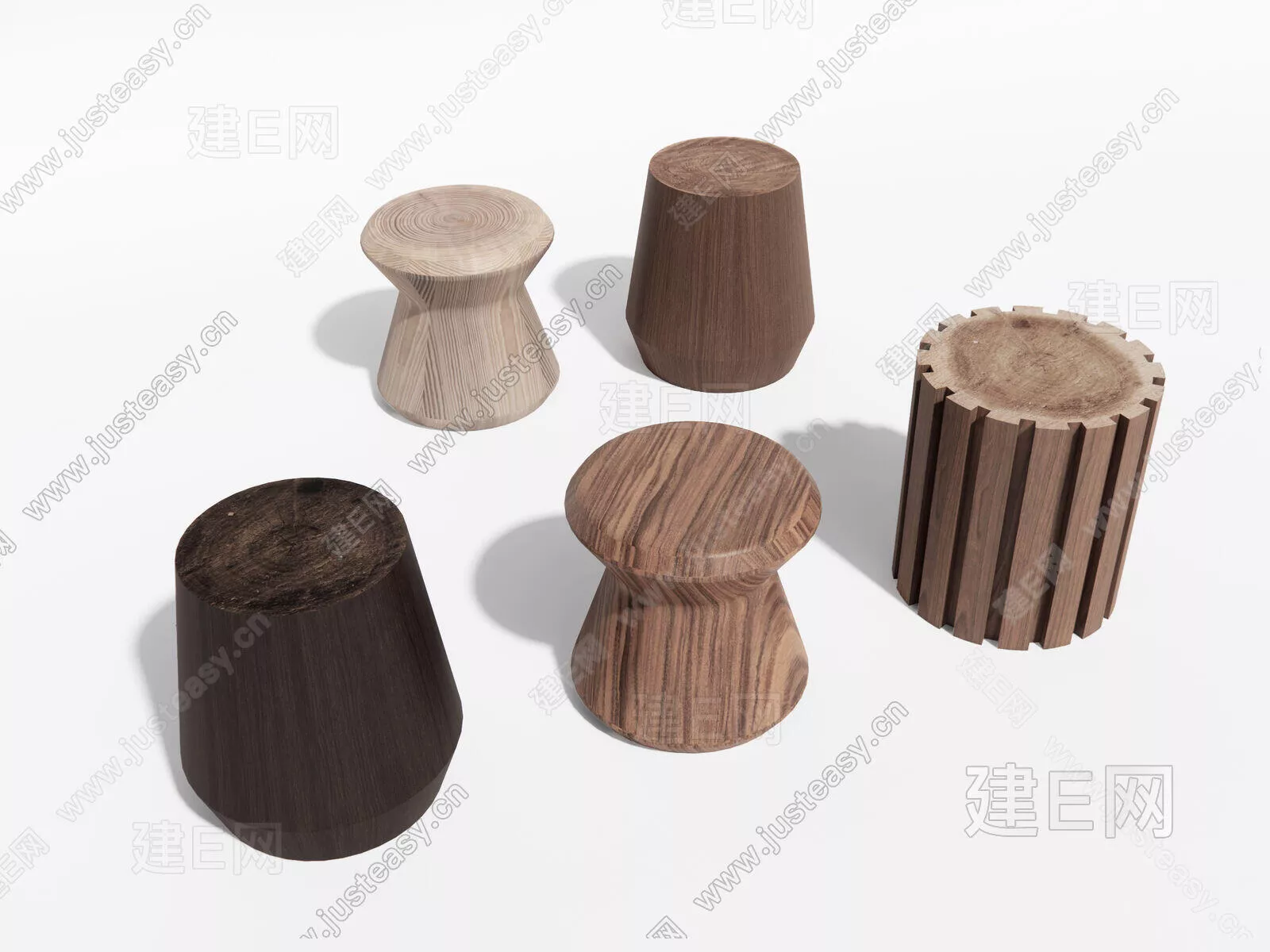 NORDIC STOOL - SKETCHUP 3D MODEL - ENSCAPE - 114443638