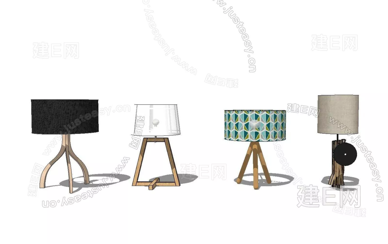 NORDIC TABLE LAMP - SKETCHUP 3D MODEL - ENSCAPE - 112476649
