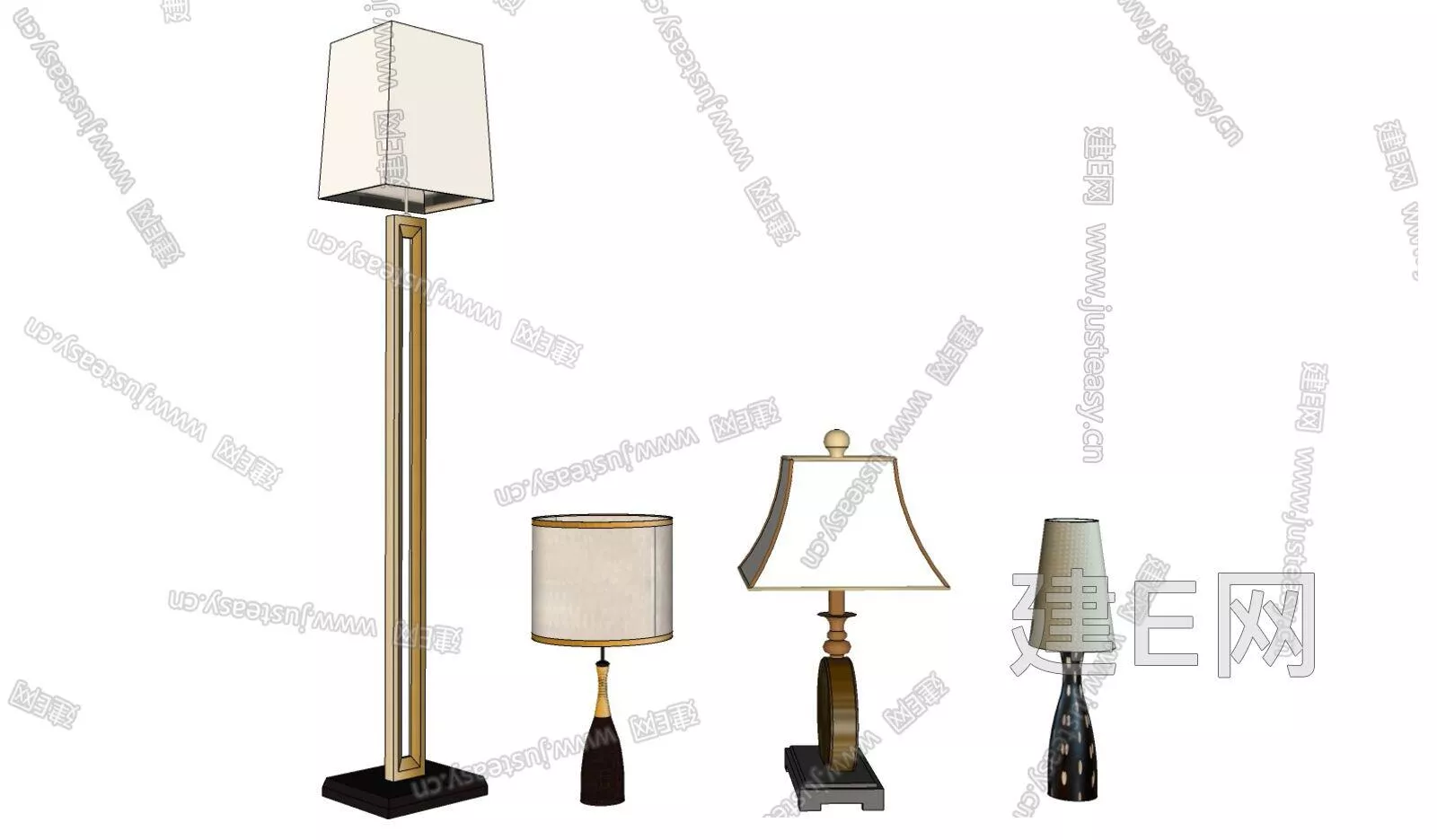 NORDIC TABLE LAMP - SKETCHUP 3D MODEL - ENSCAPE - 113197565