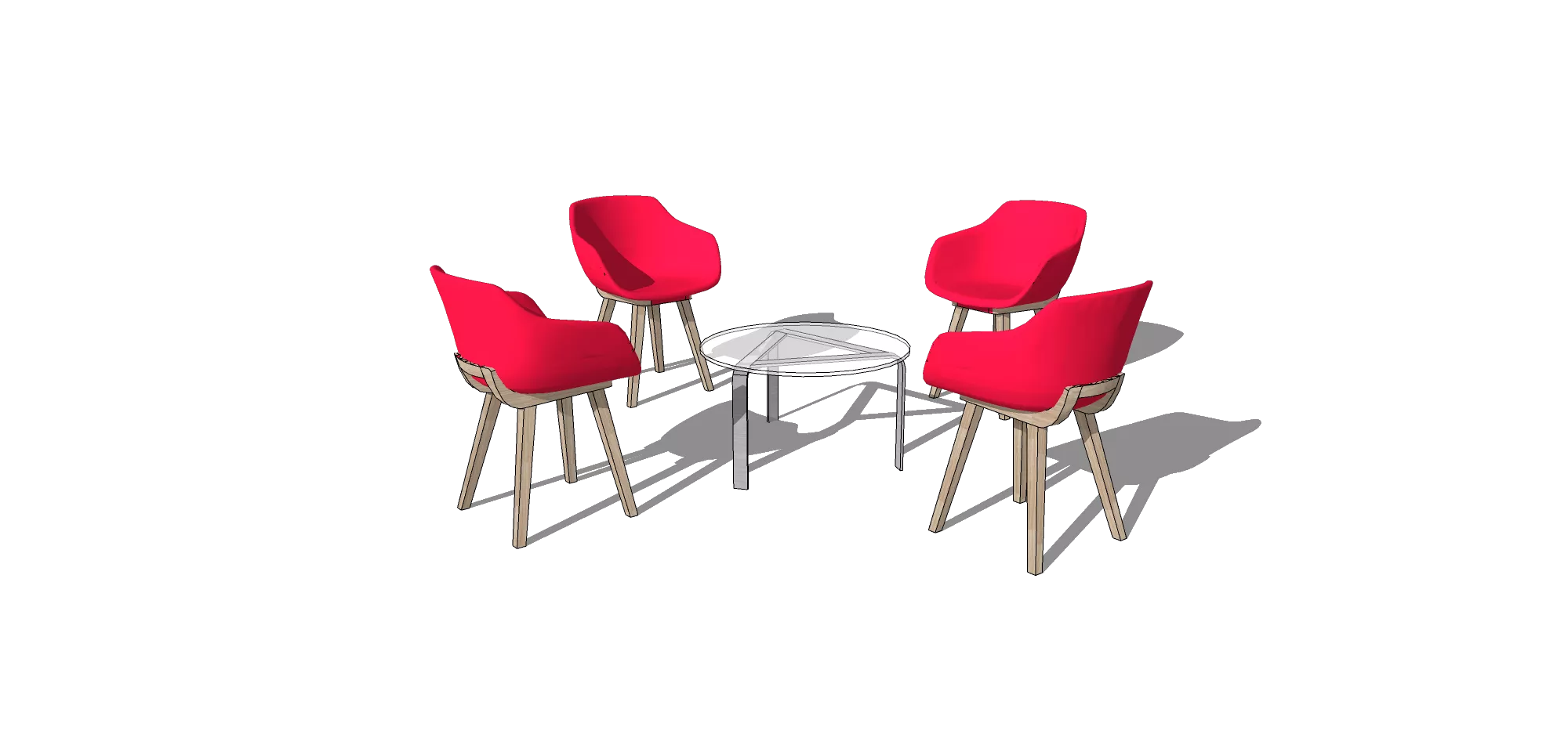 OUTDOOR EXTERIOR TABLE SETS - SKETCHUP 3D MODEL - VRAY OR ENSCAPE - ID17401