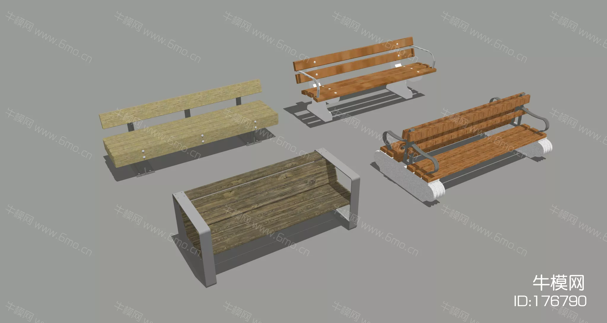 OUTDOOR OUTDOOR CHAIR - SKETCHUP 3D MODEL - ENSCAPE - 176790