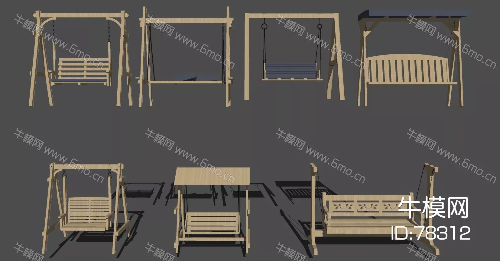 OUTDOOR OUTDOOR CHAIR - SKETCHUP 3D MODEL - ENSCAPE - 78312