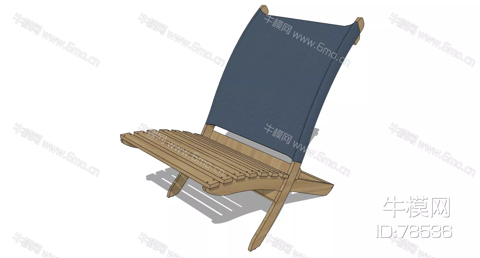 OUTDOOR OUTDOOR CHAIR - SKETCHUP 3D MODEL - ENSCAPE - 78536