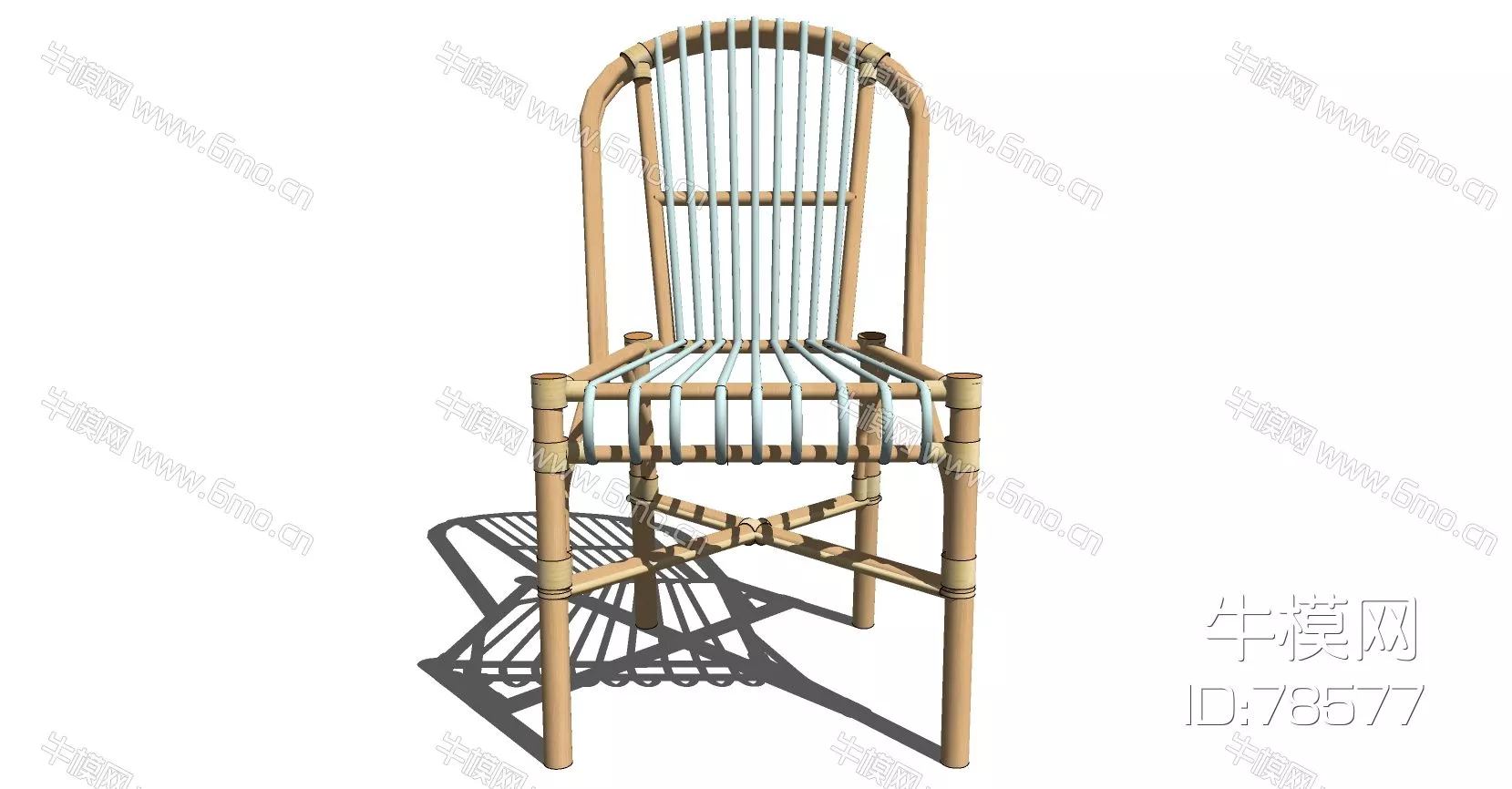 OUTDOOR OUTDOOR CHAIR - SKETCHUP 3D MODEL - ENSCAPE - 78577