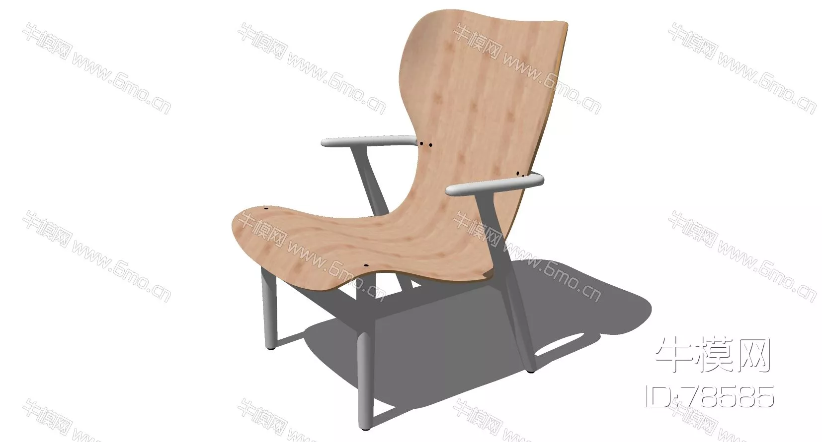 OUTDOOR OUTDOOR CHAIR - SKETCHUP 3D MODEL - ENSCAPE - 78585