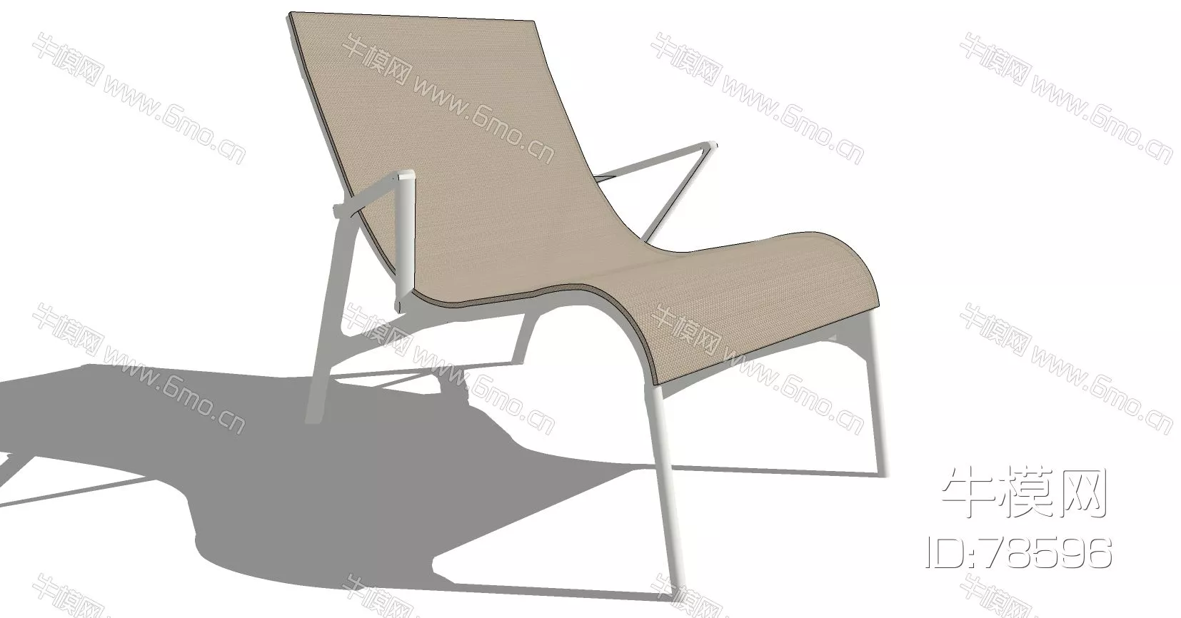 OUTDOOR OUTDOOR CHAIR - SKETCHUP 3D MODEL - ENSCAPE - 78596