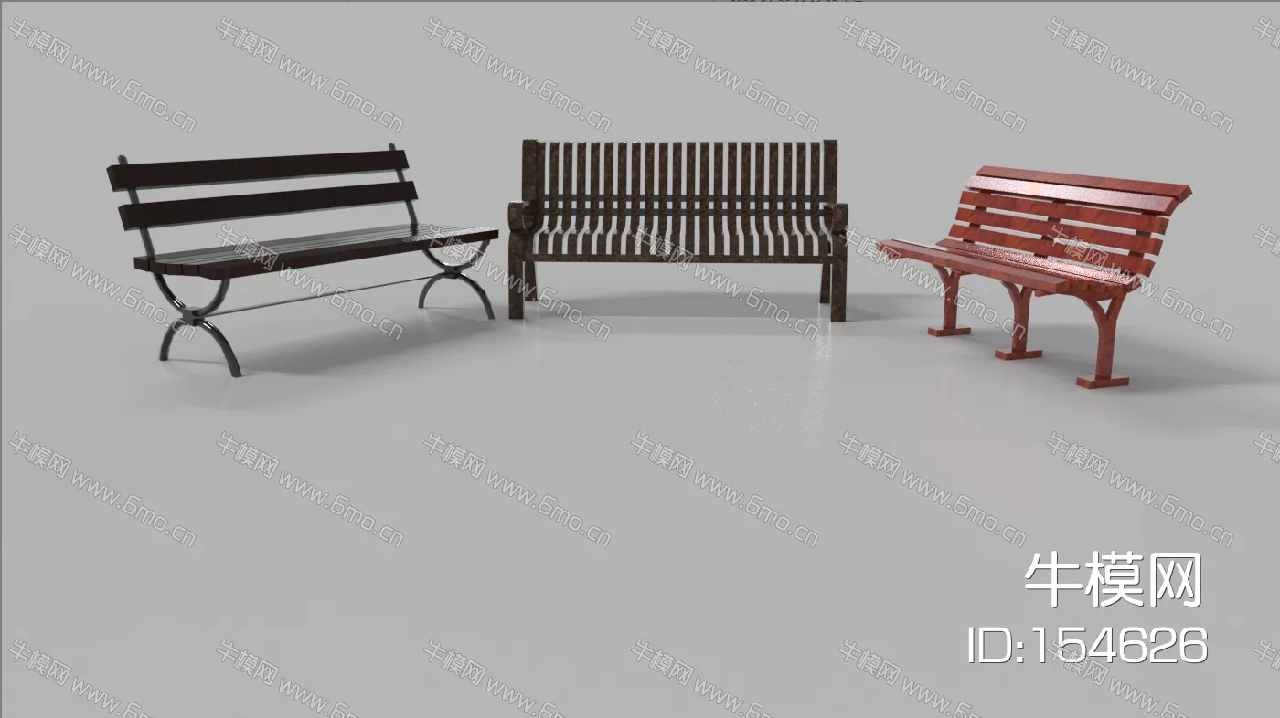 OUTDOOR STOOL - SKETCHUP 3D MODEL - ENSCAPE - 154626