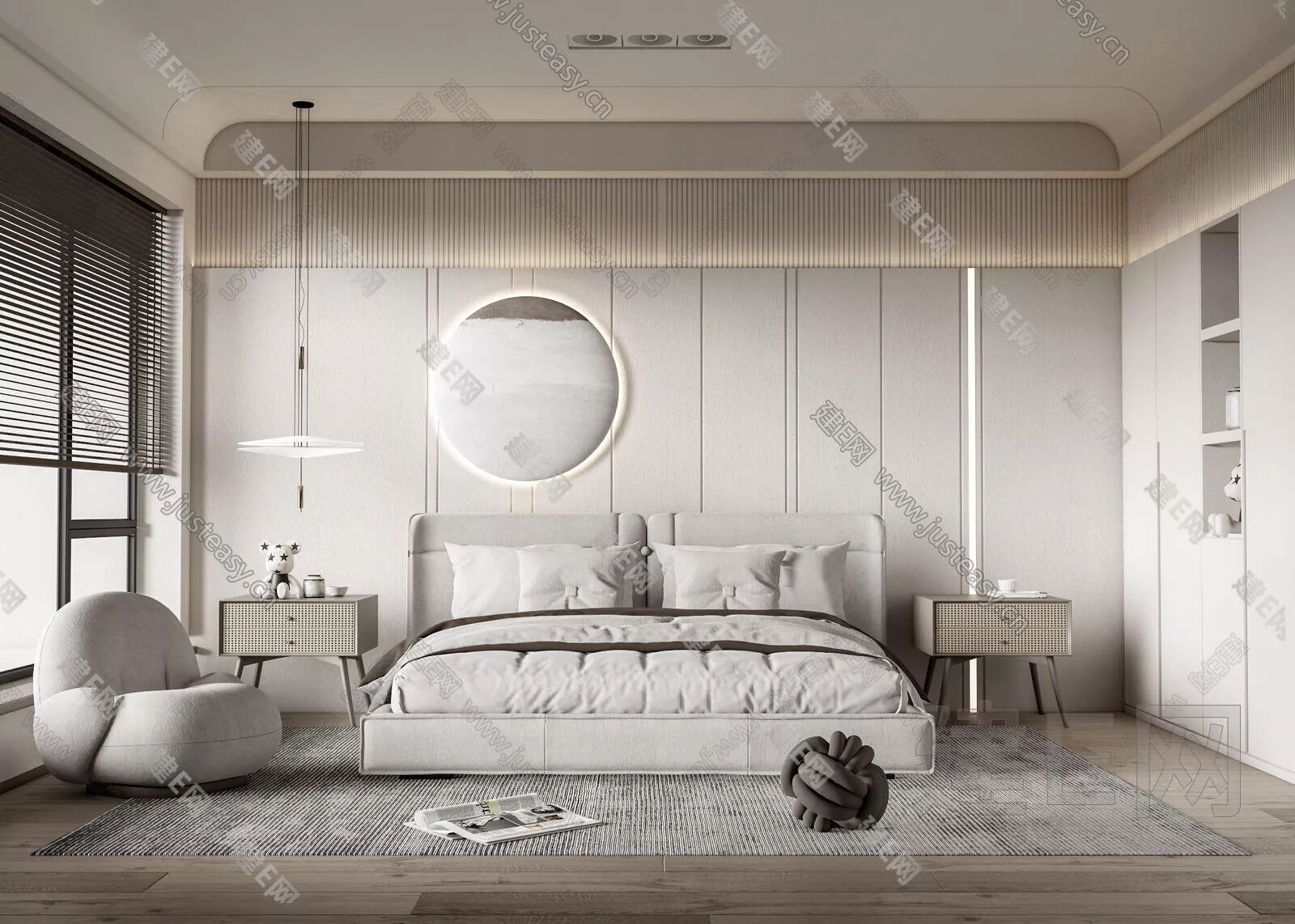 WABI SABI BEDROOM - SKETCHUP 3D SCENE - ENSCAPE - 103564486