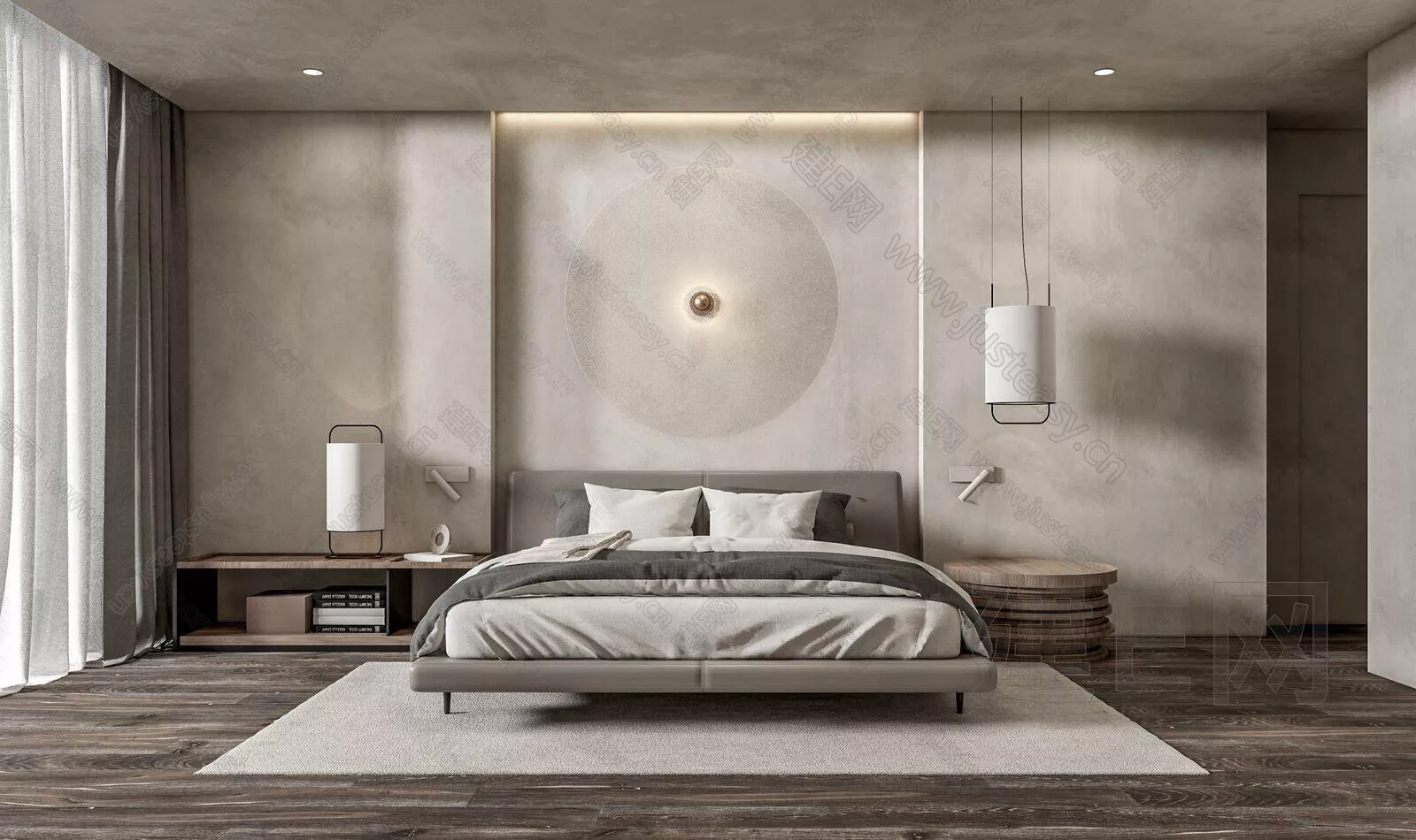 WABI SABI BEDROOM - SKETCHUP 3D SCENE - ENSCAPE - 117326369