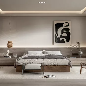 WABI SABI BEDROOM - SKETCHUP 3D SCENE - ENSCAPE - ID17549