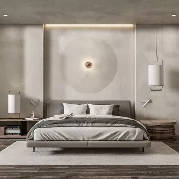 WABI SABI BEDROOM - SKETCHUP 3D SCENE - ENSCAPE - ID17566