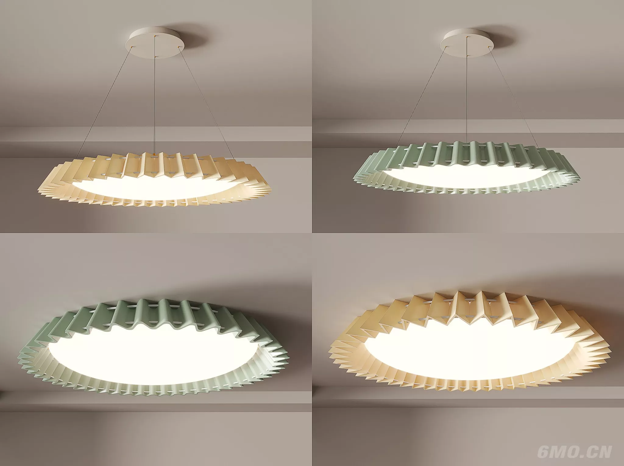 WABI SABI CELING LIGHT - SKETCHUP 3D MODEL - ENSCAPE - 245381