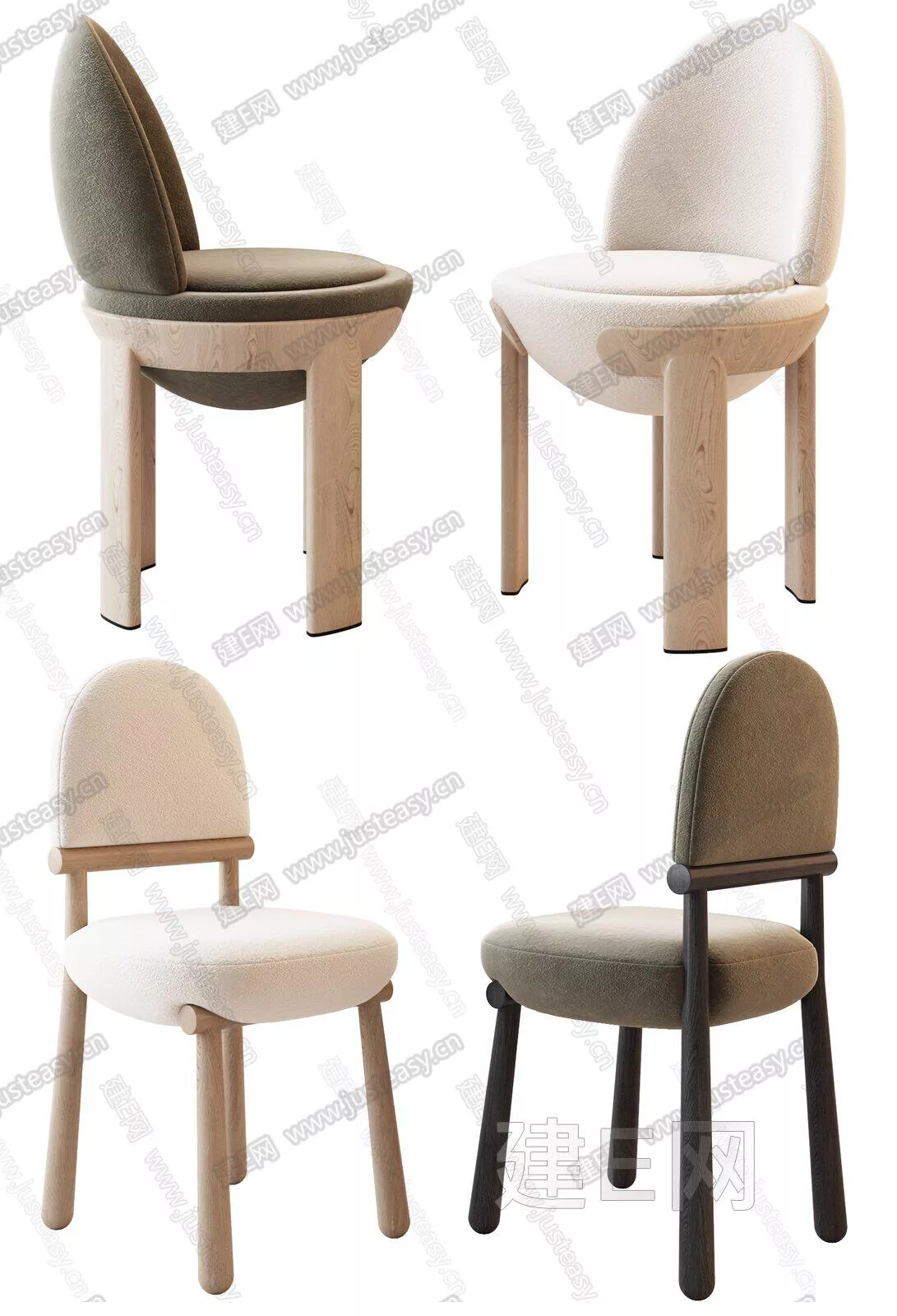 WABI SABI CHAIRS - SKETCHUP 3D MODEL - ENSCAPE - 108414473